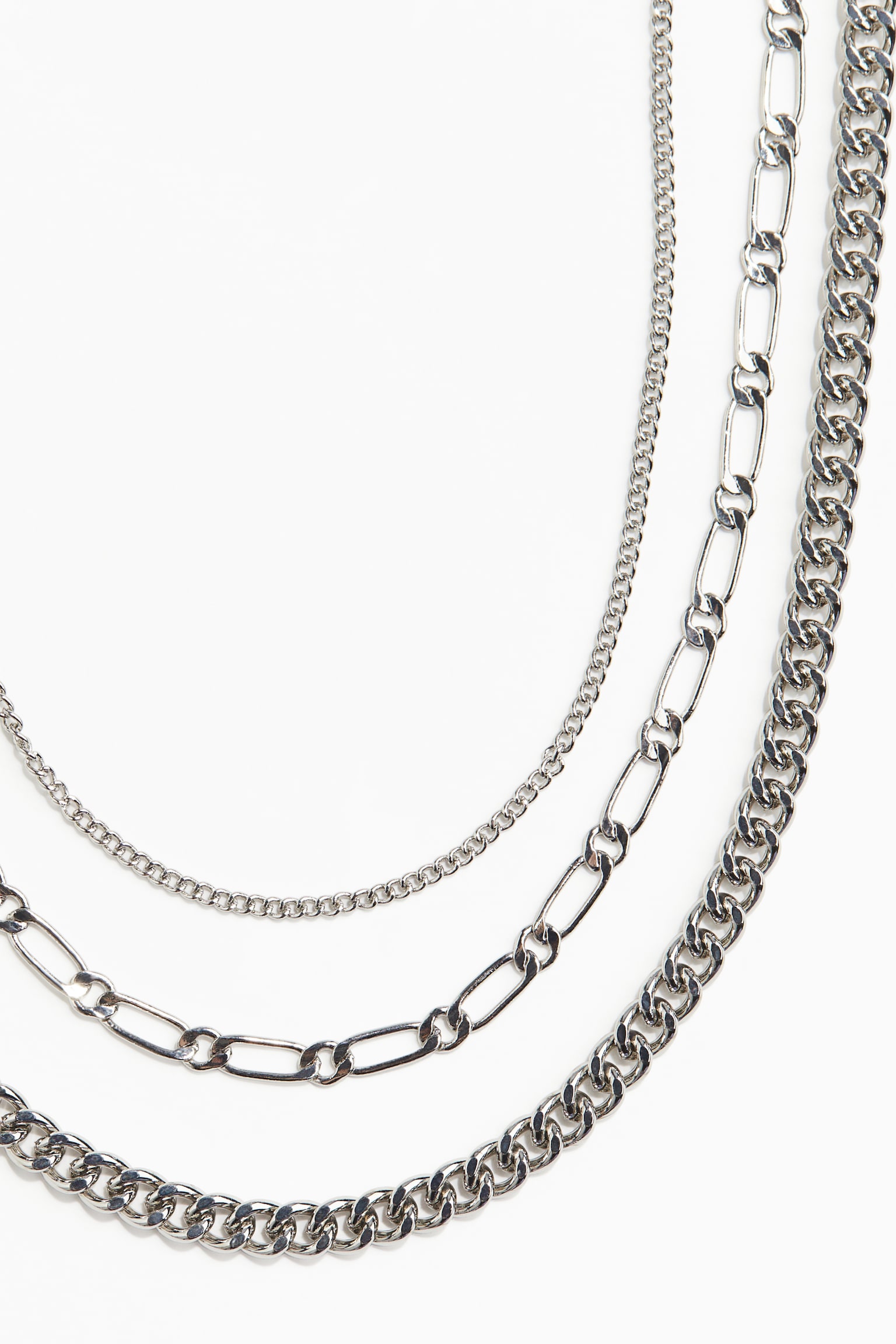 3-pack necklaces - Silver-coloured - 2