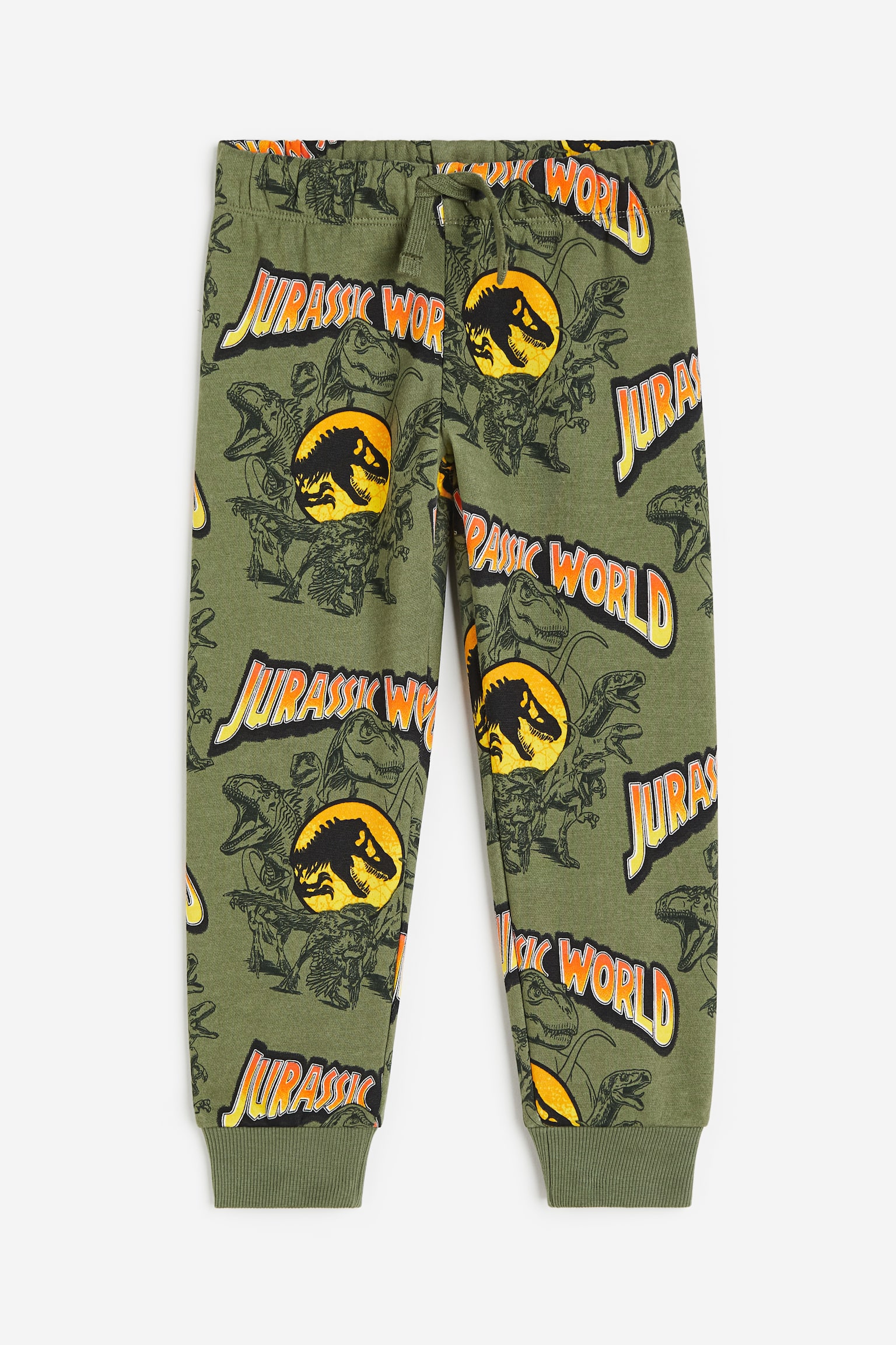 Print Track Pants - Khaki green/Jurassic World/Dark grey/Spider-Man - 1