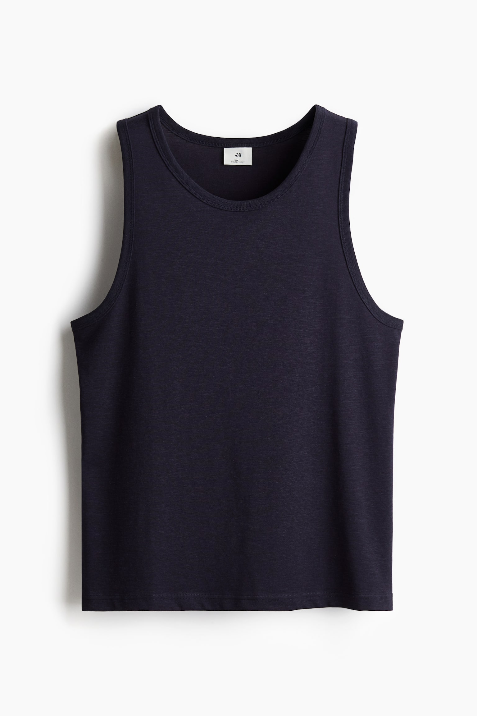 Slim Fit Vest top - Navy blue/White - 2