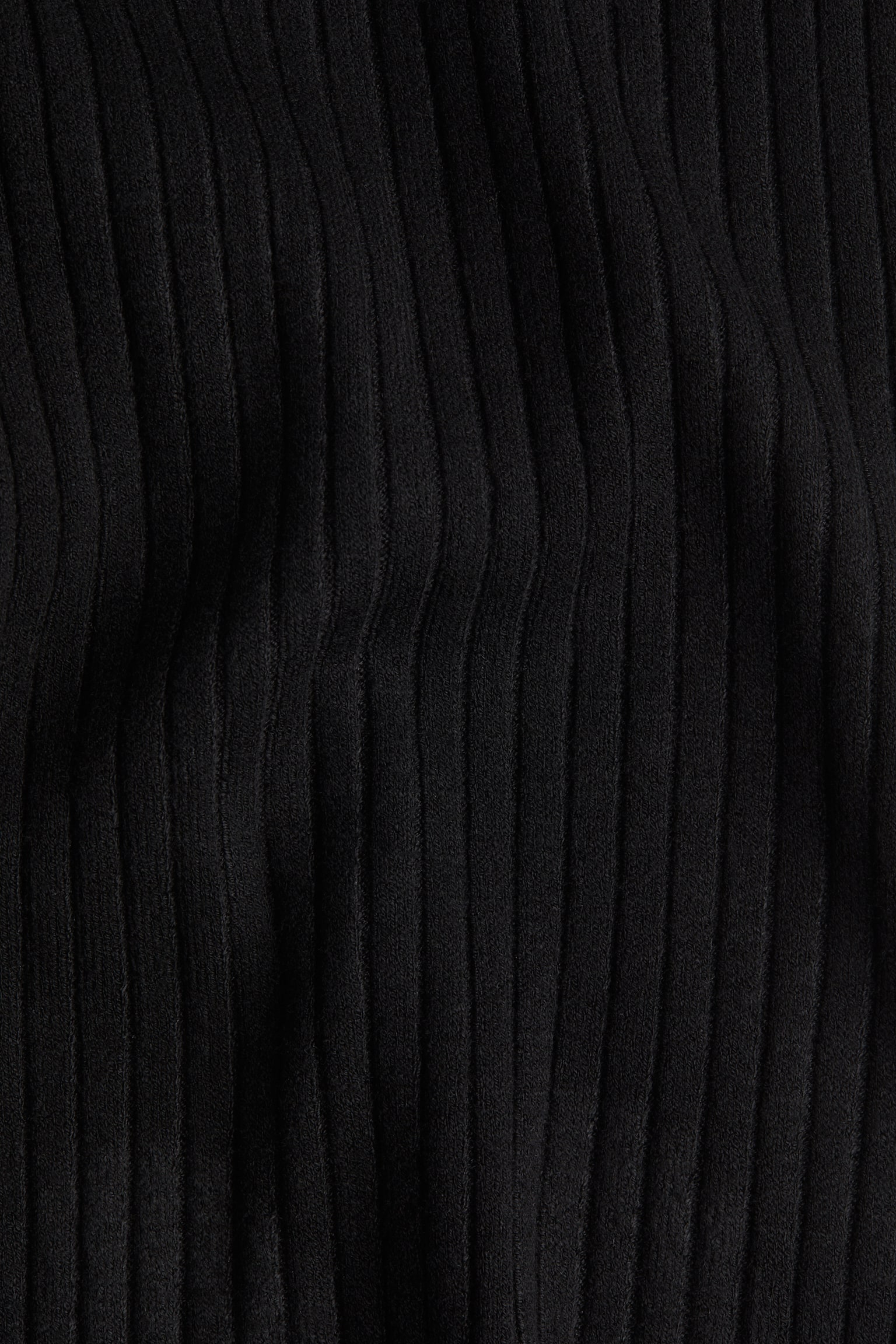 Женские брюки H&M Rib-Knit, цвет: Чёрный — фото 2