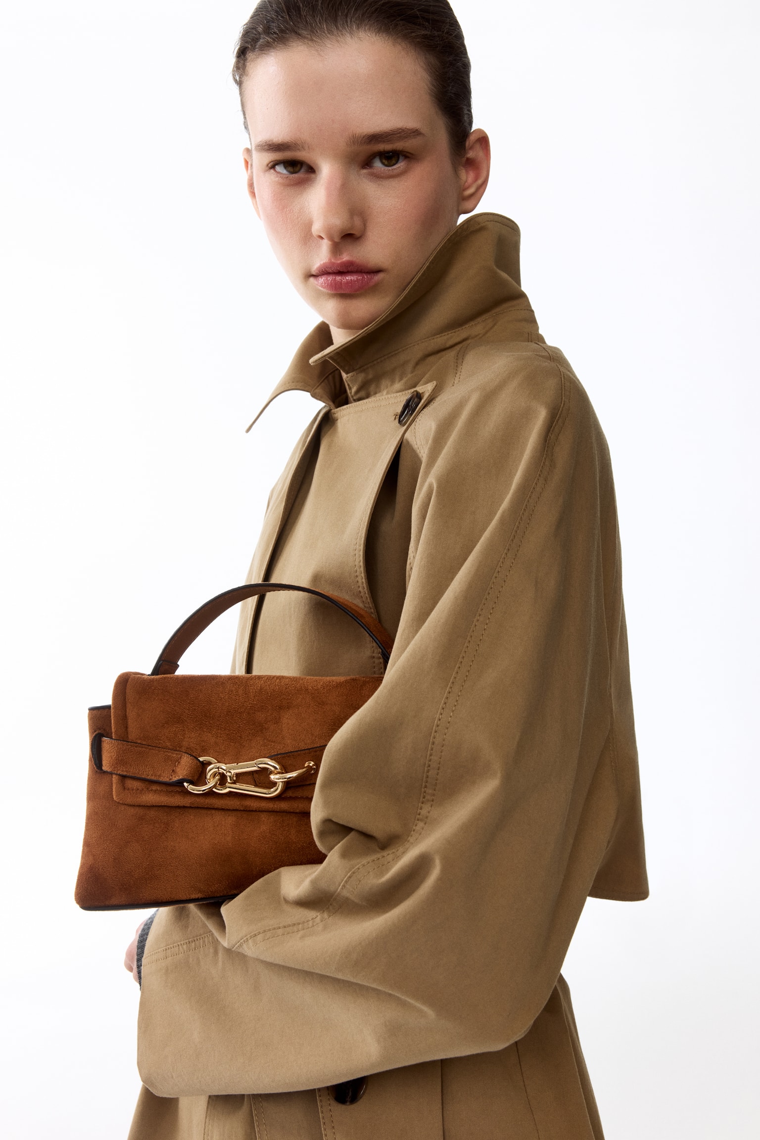 Crossbody bag - Brown/Grey - 2