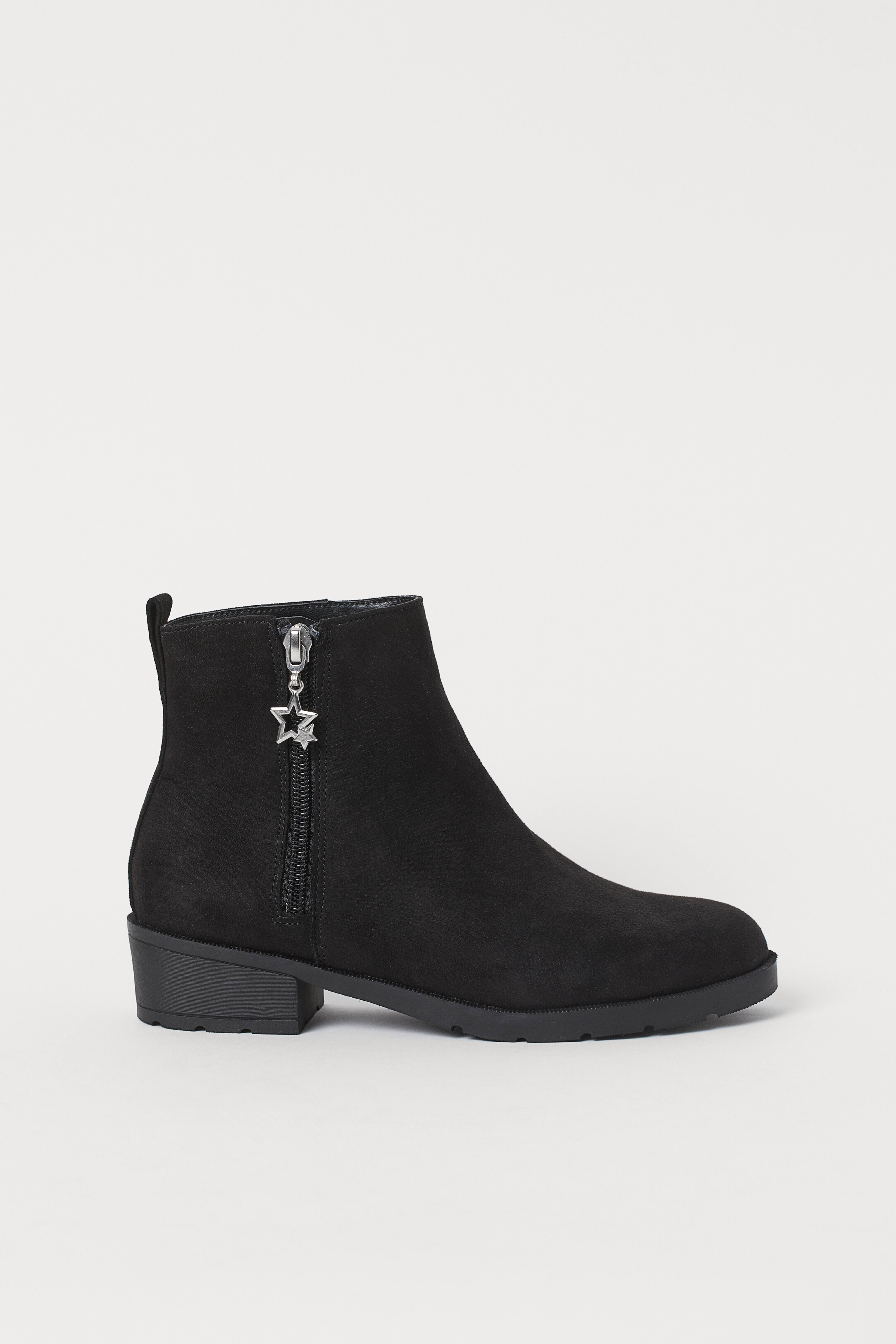 Ankle boots Low heel Black Kids H M IE