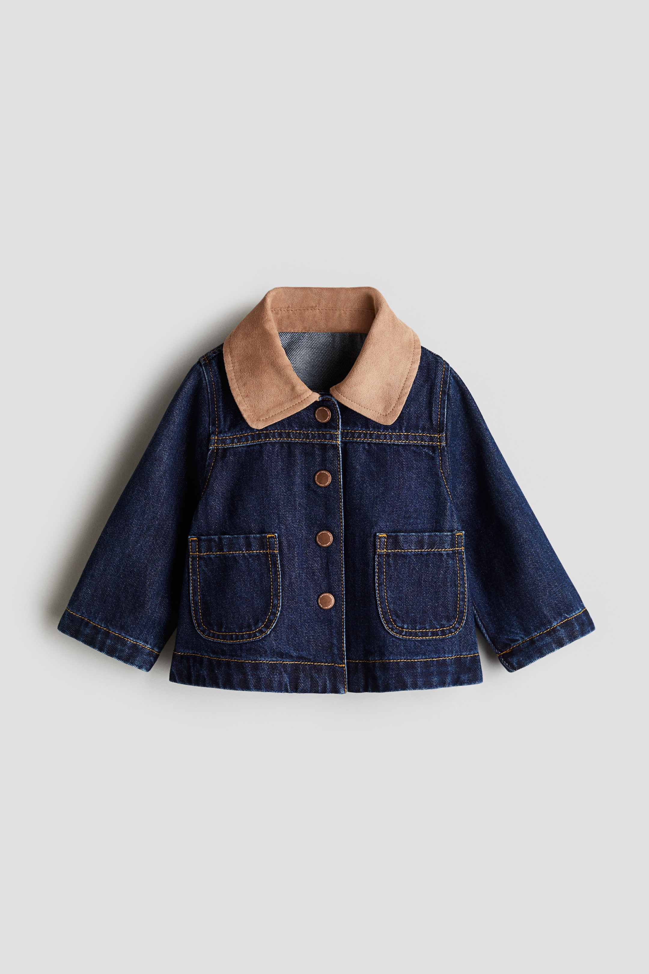 Denim Jacket with Collar