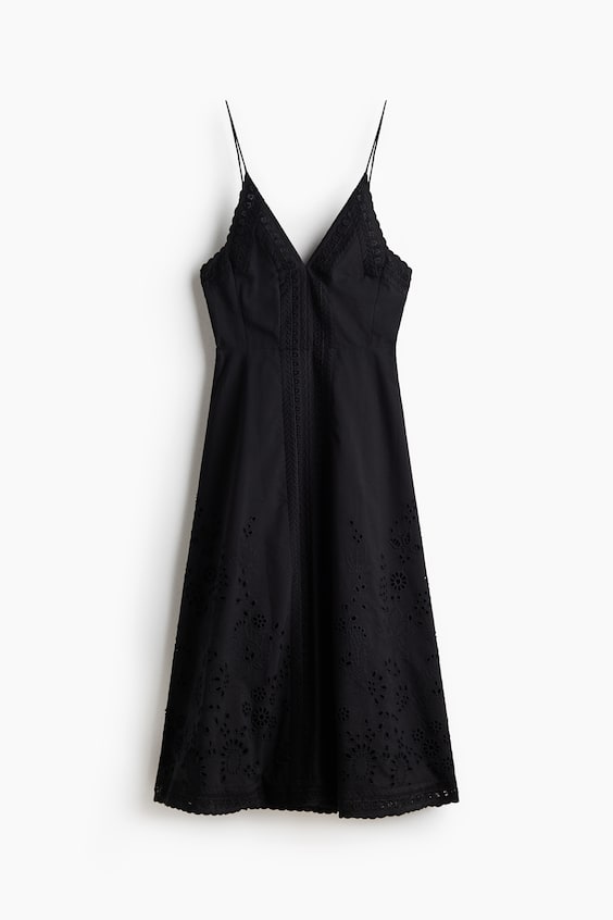 Женские платья H&M Eyelet-Embroidered Strappy Dress