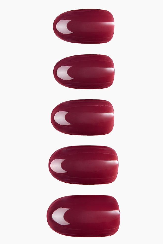 Nasazovací nehty - Oval Long Bordeaux Blush/Almong Long Quite Wild/Almond Long Golden Tips/Almond Medium French Tips - 1