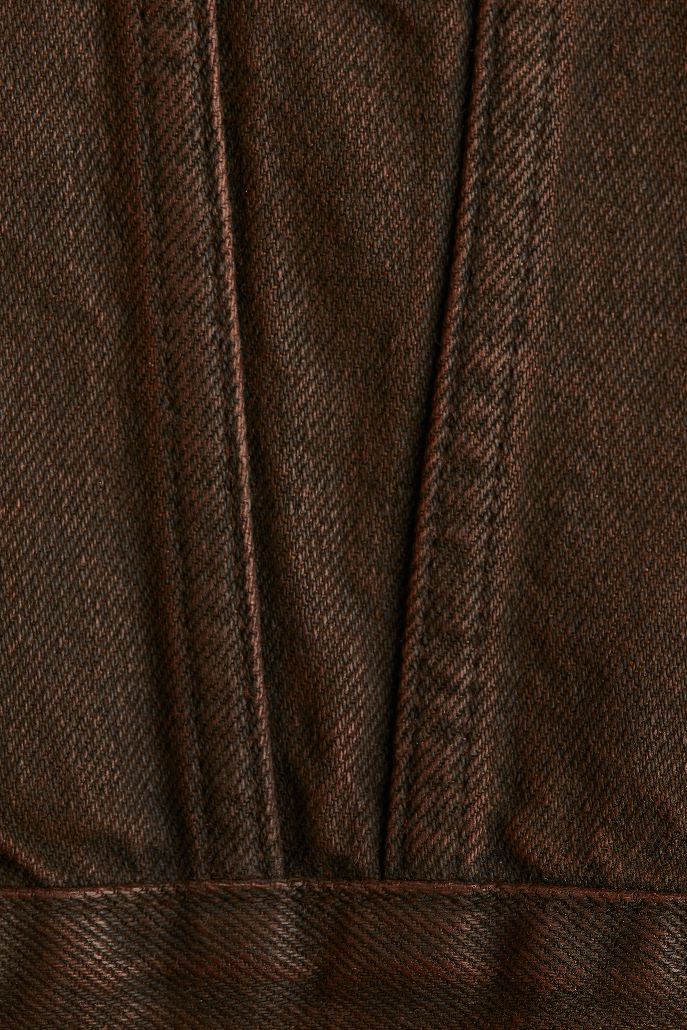 Coated denim jacket