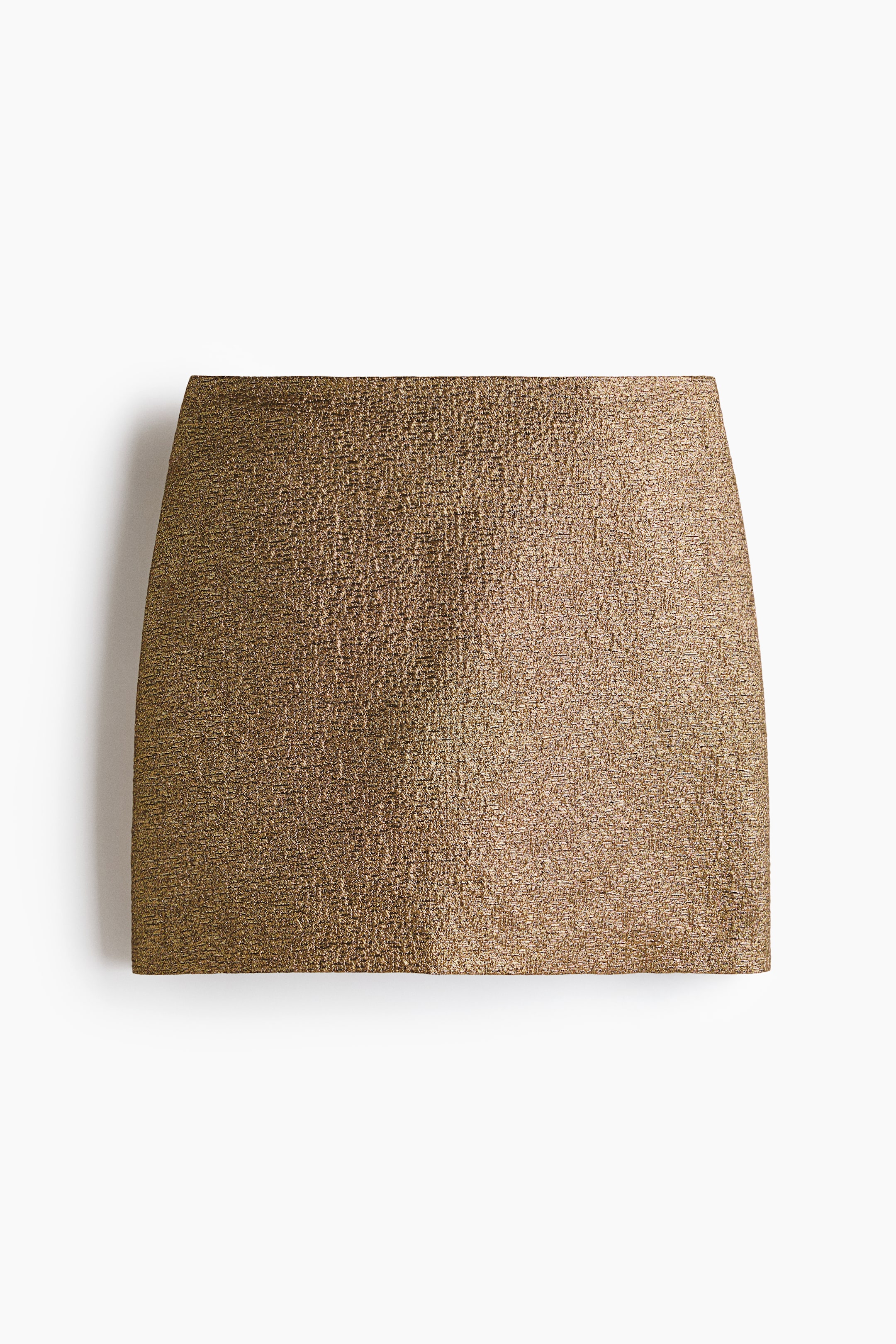 View larger image: Metallic Skirt - Gold-colored - Ladies | H&M US 4