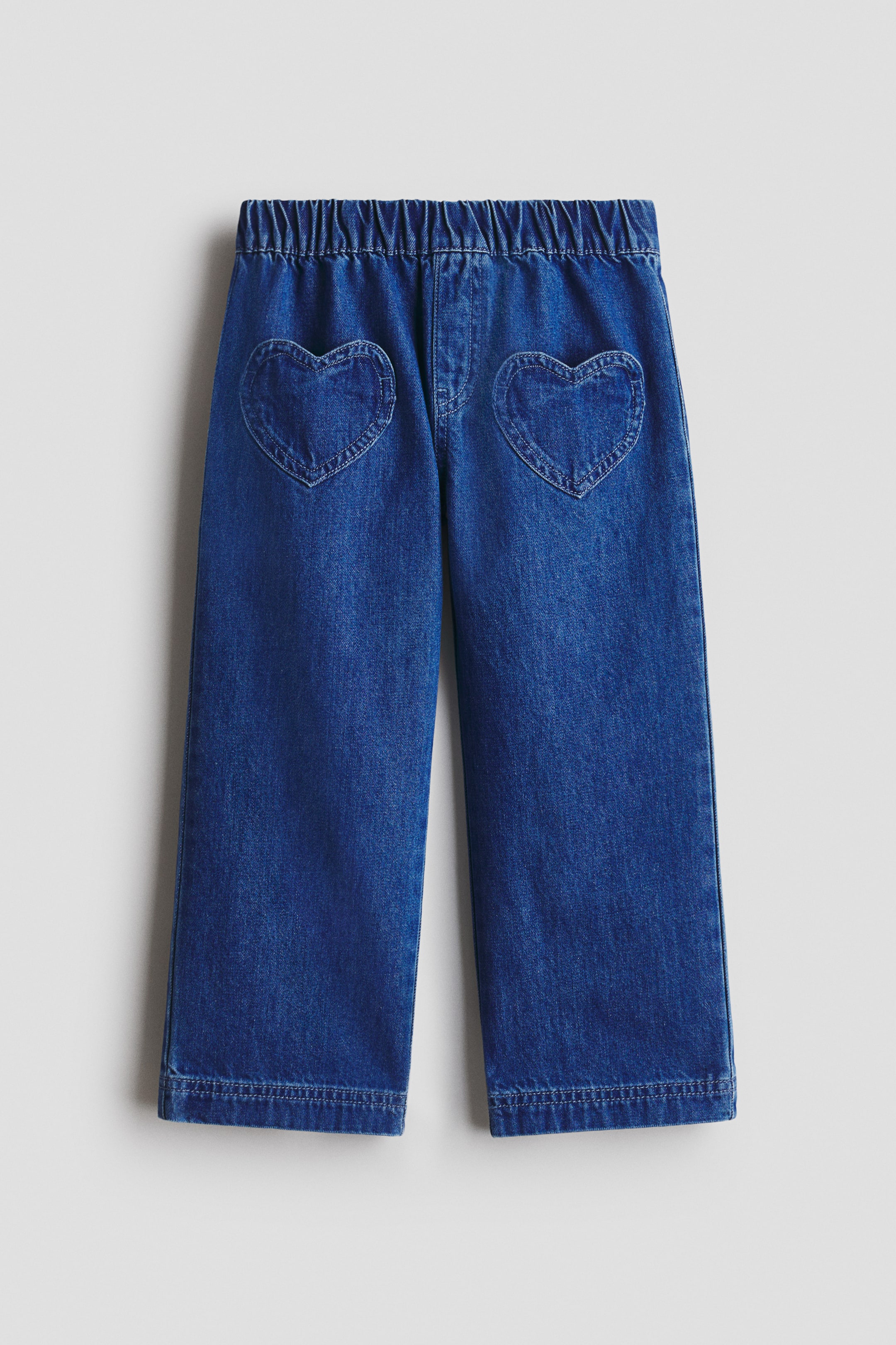 拡大画像を表示: ワイドレッグデニムパンツ - デニムブルー - Kids | H&M JP 5