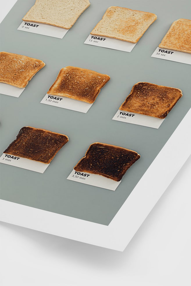 Toast Poster - Marron/beige - 3