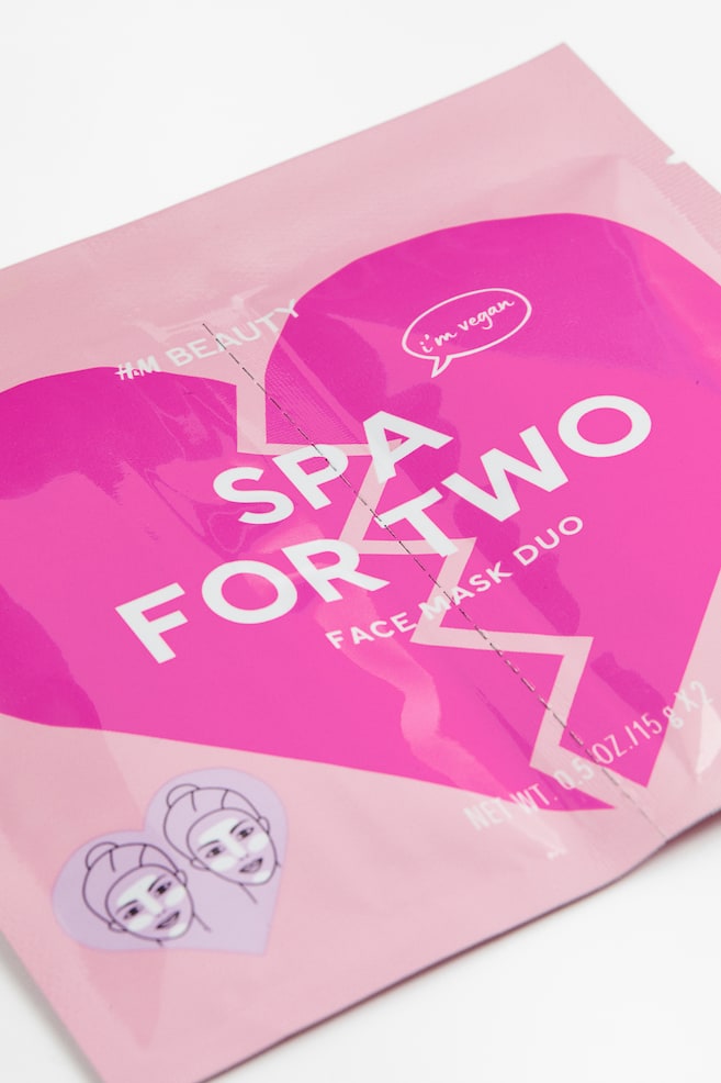 Face mask duo - Pink - 2