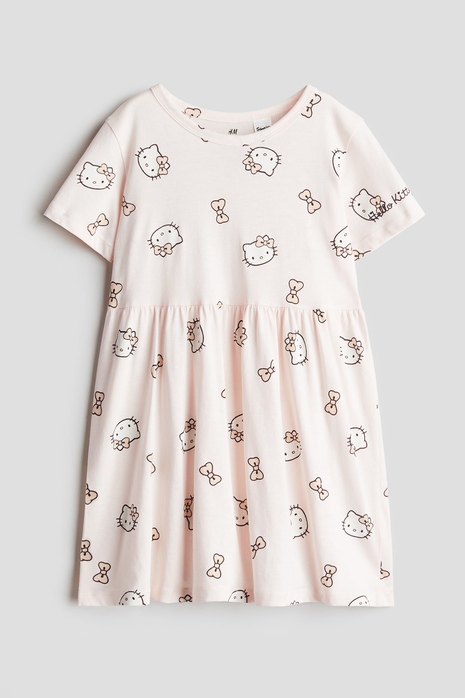 Printed cotton dress - Light pink/Hello Kitty - 1