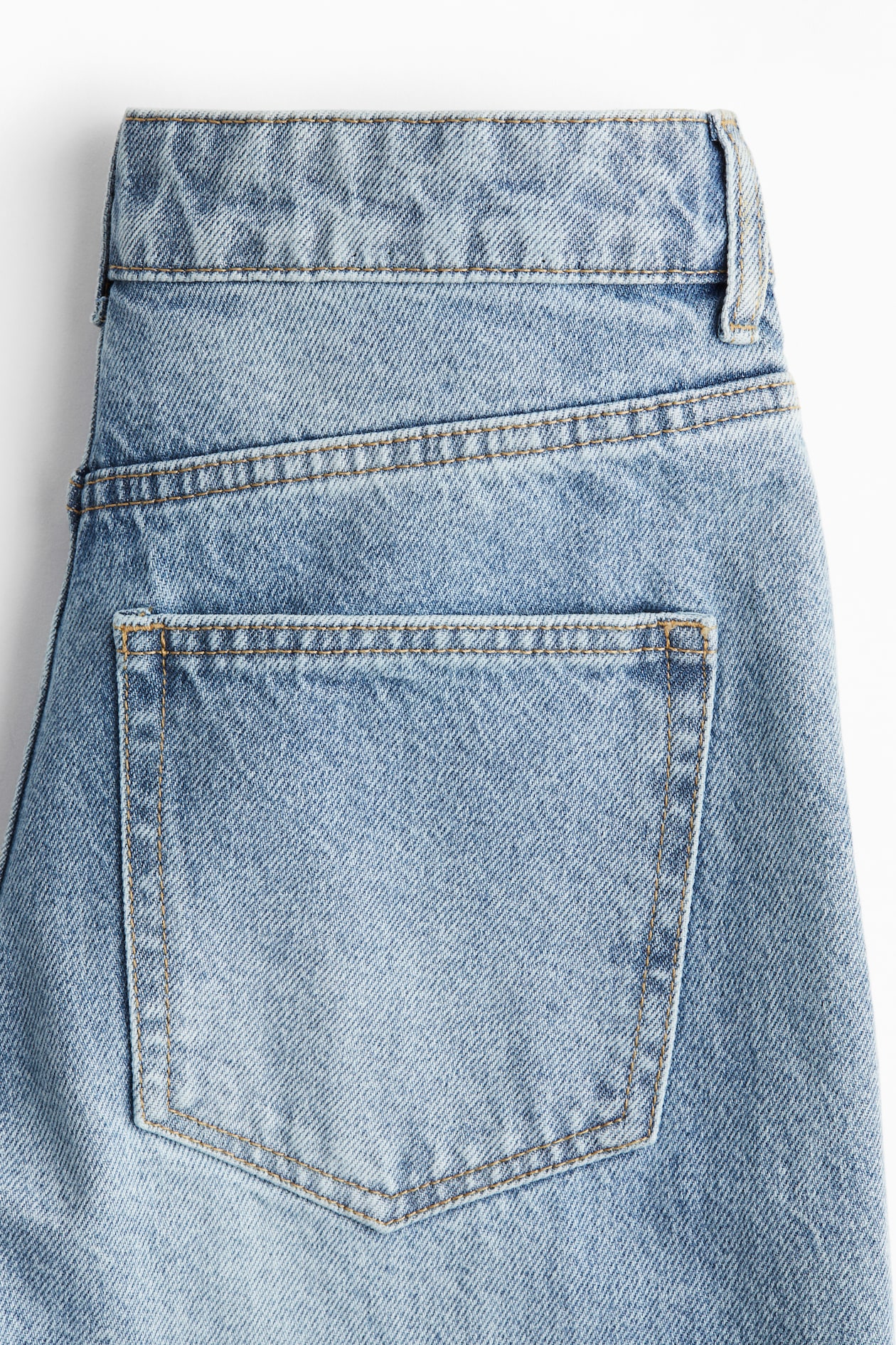 Straight-Cut Foldover-Cuff Jeans - image 3