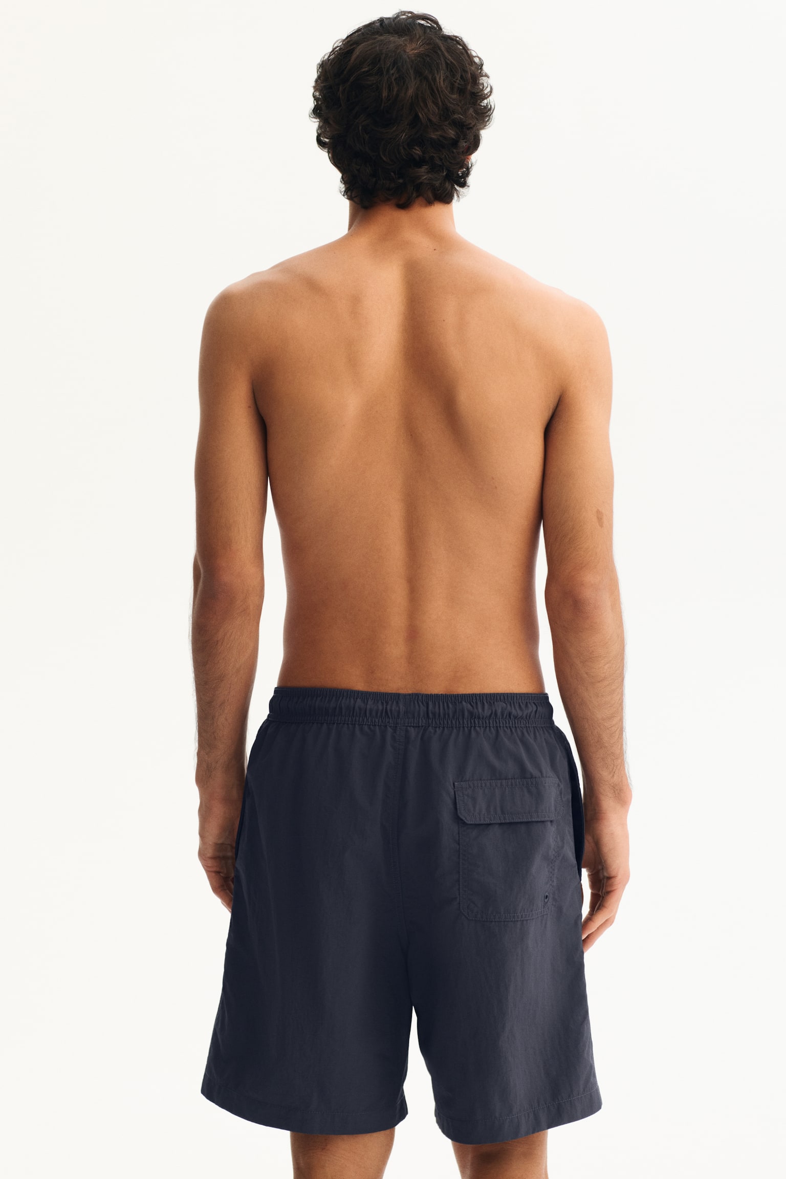 Long Swim shorts - Dark blue/Black - 3