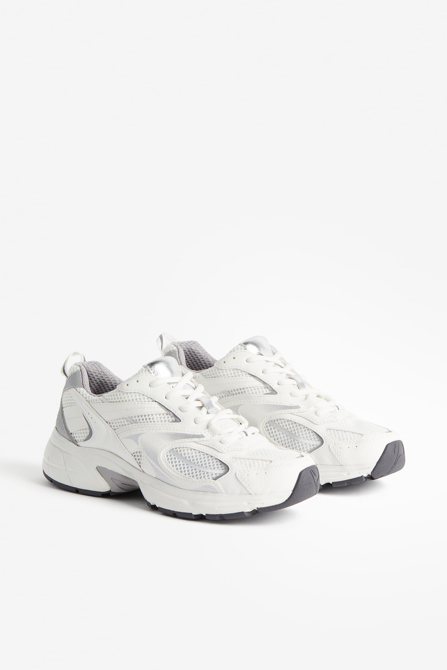 Chunky Sneakers - White/Light grey - 1