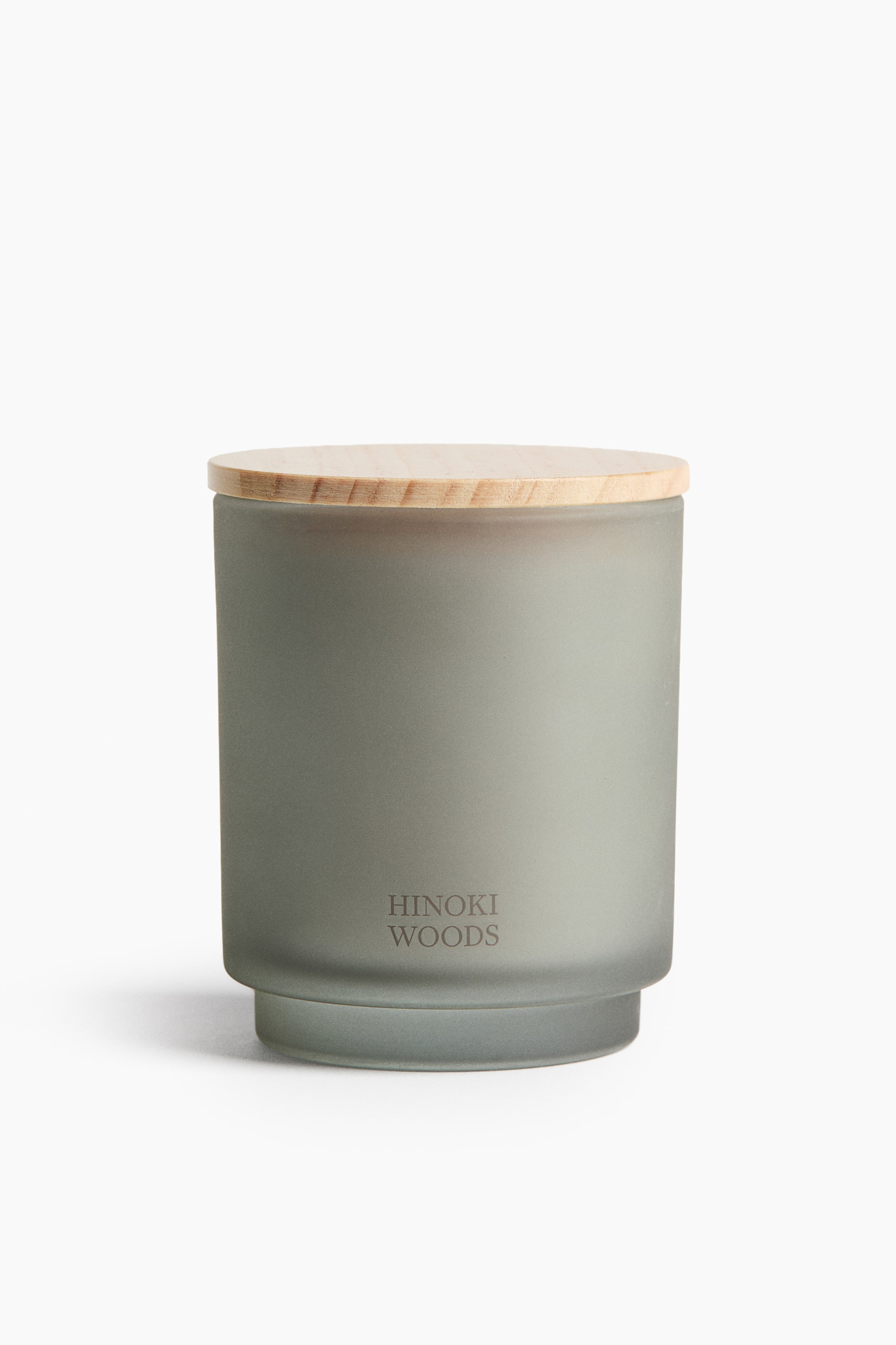 Frosted-Glass Scented Candle