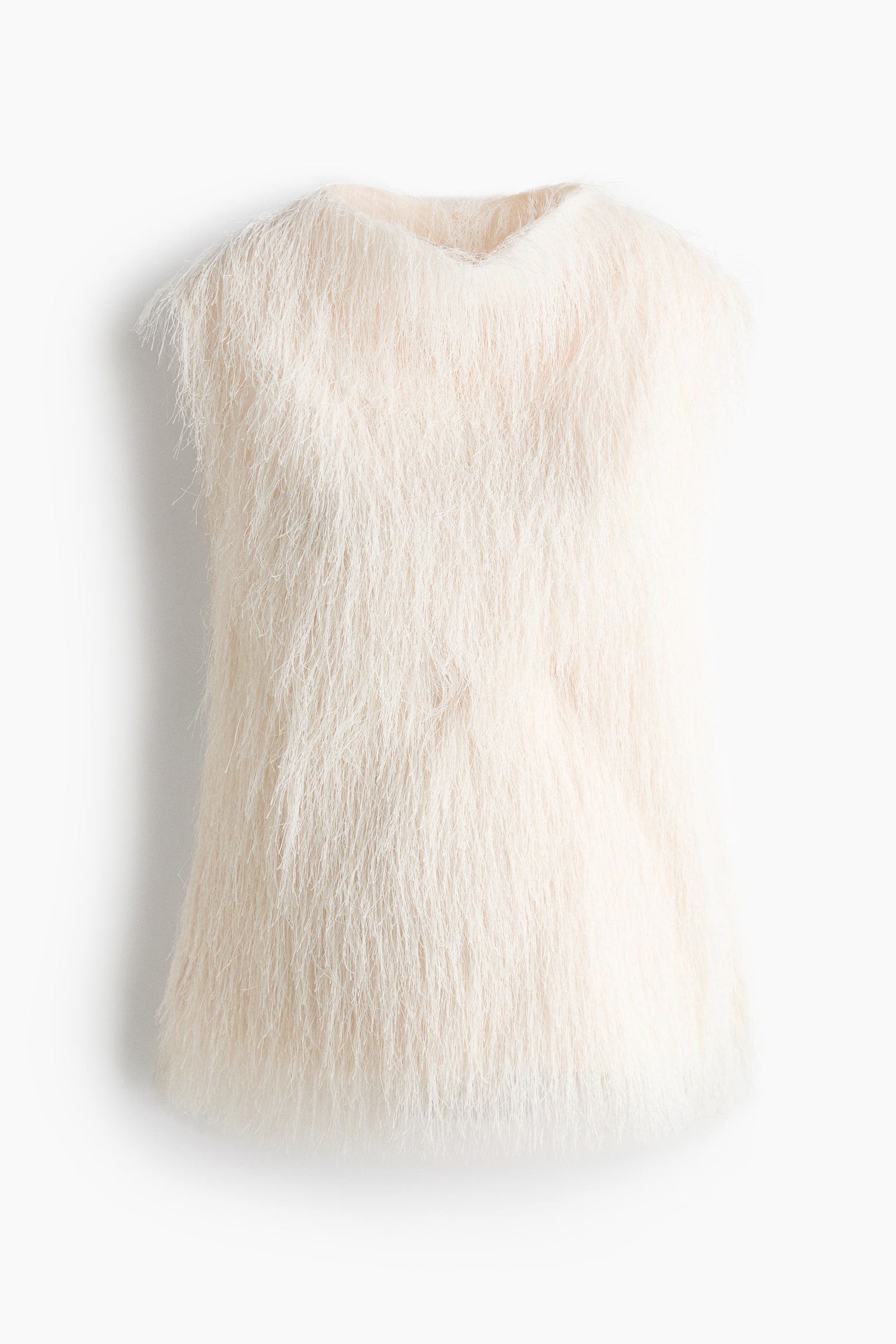 Женский топ H&M Mama Fringed, цвет: Кремовый — фото 1