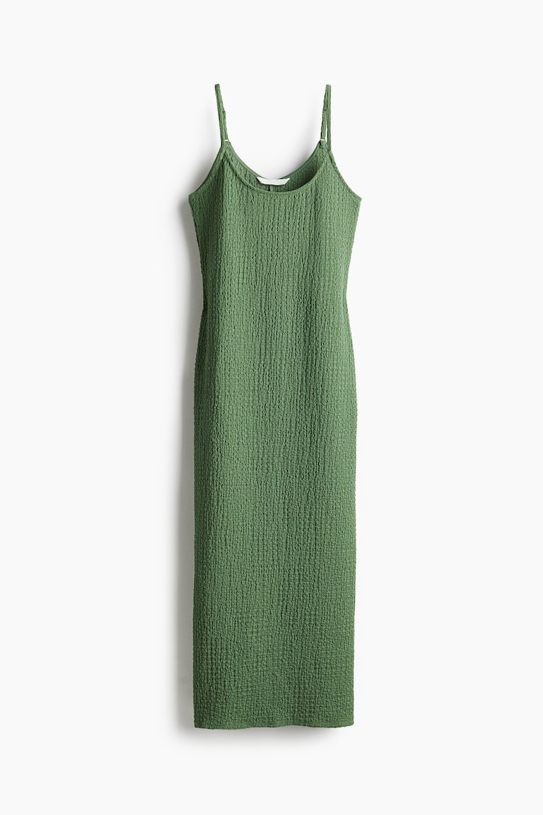 Women's Light beige Crinkled jersey dress | H&M