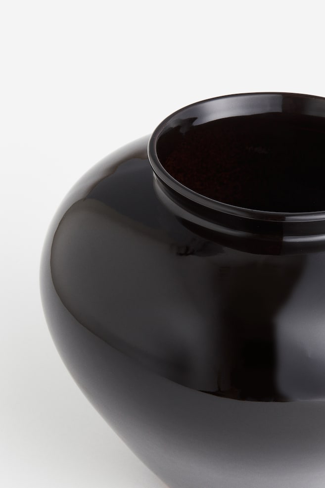 Terracotta vase - Black - 2