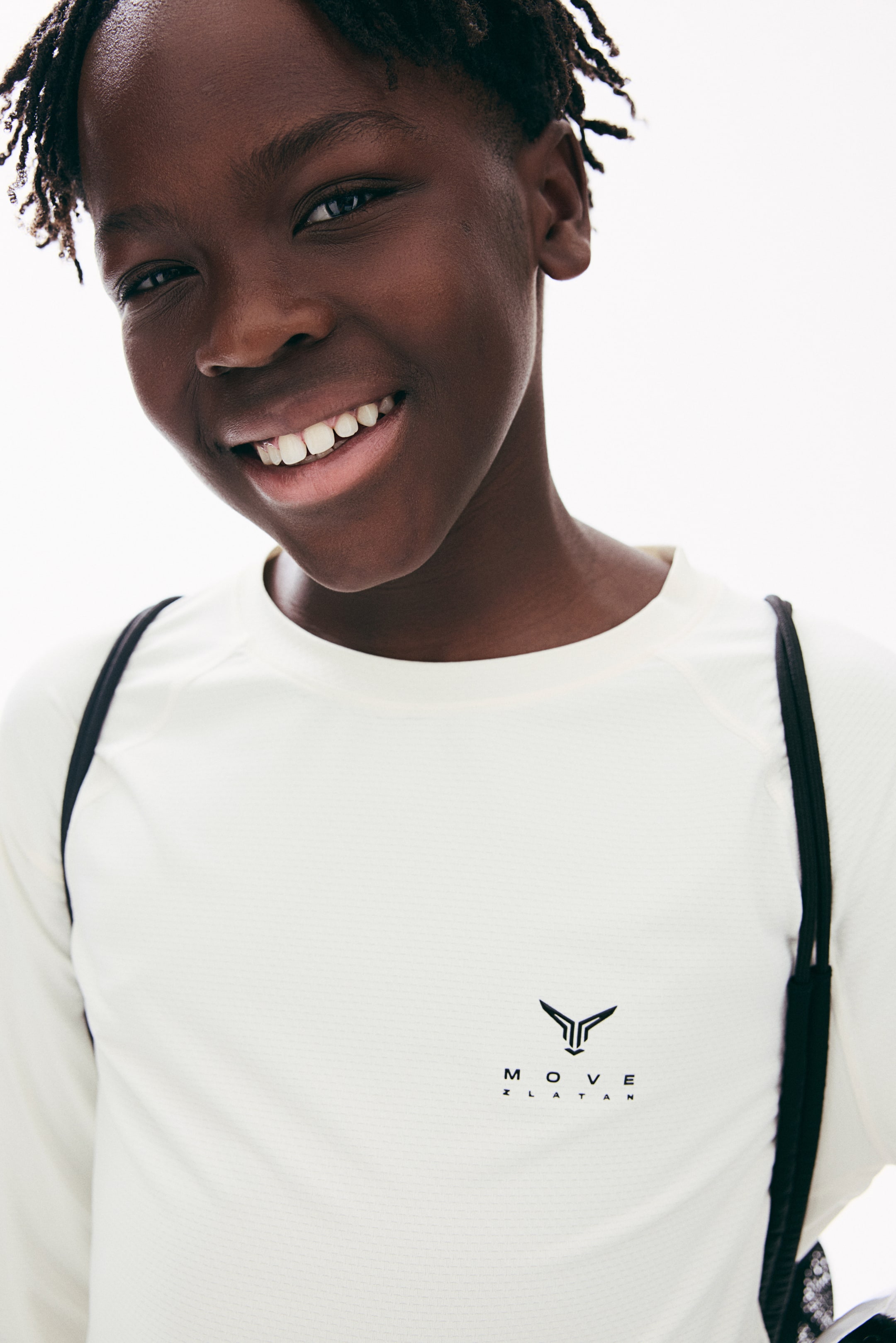 Ampliar la imagen: Playera deportiva con DryMove™ - Crema/Negro - Kids | H&M MX 2