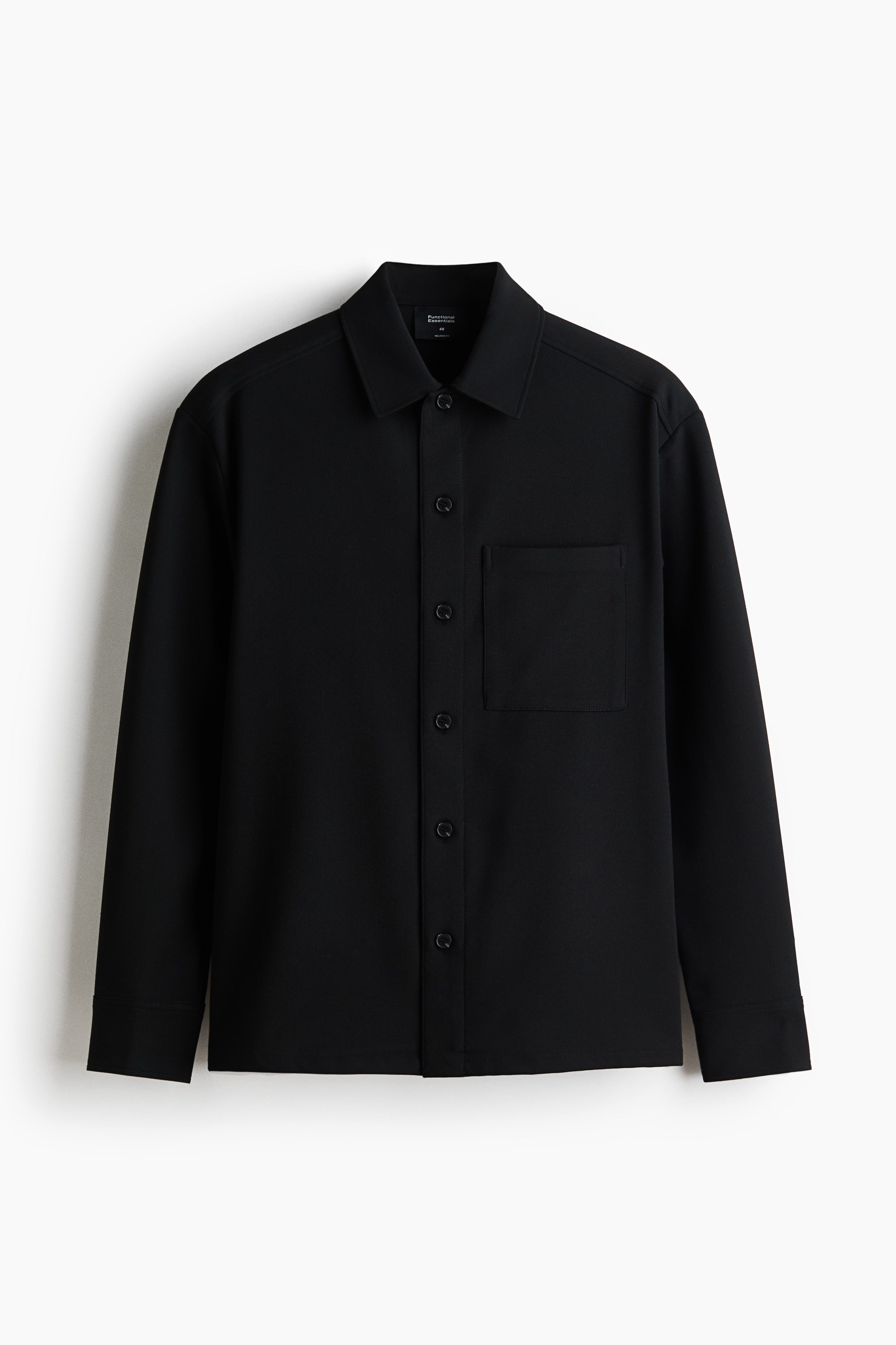Four-way Stretch Overshirt - Black/Navy blue/Dark brown