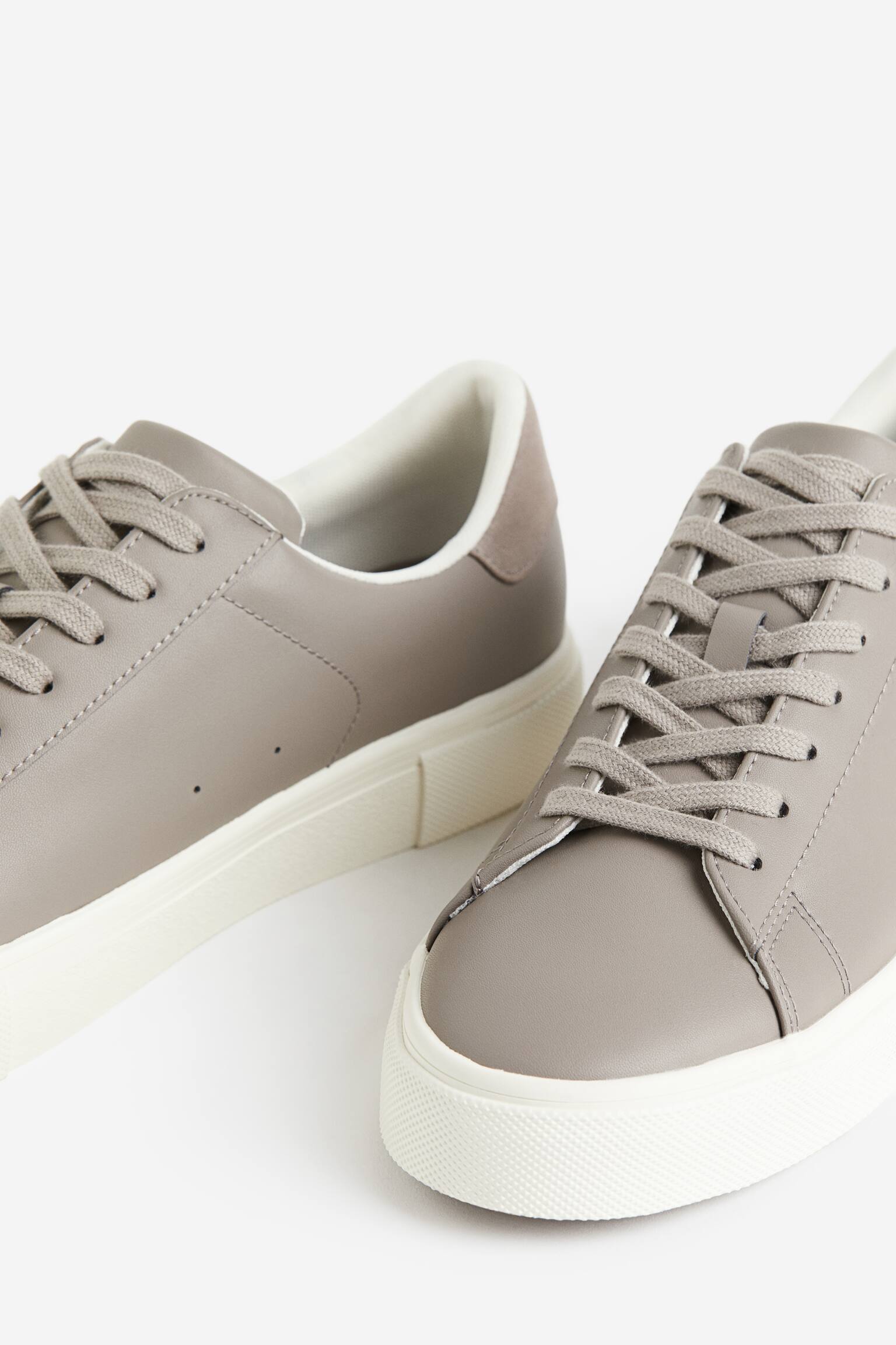 Sneakers - Greige/White/Black/Light beige/Grey - 3