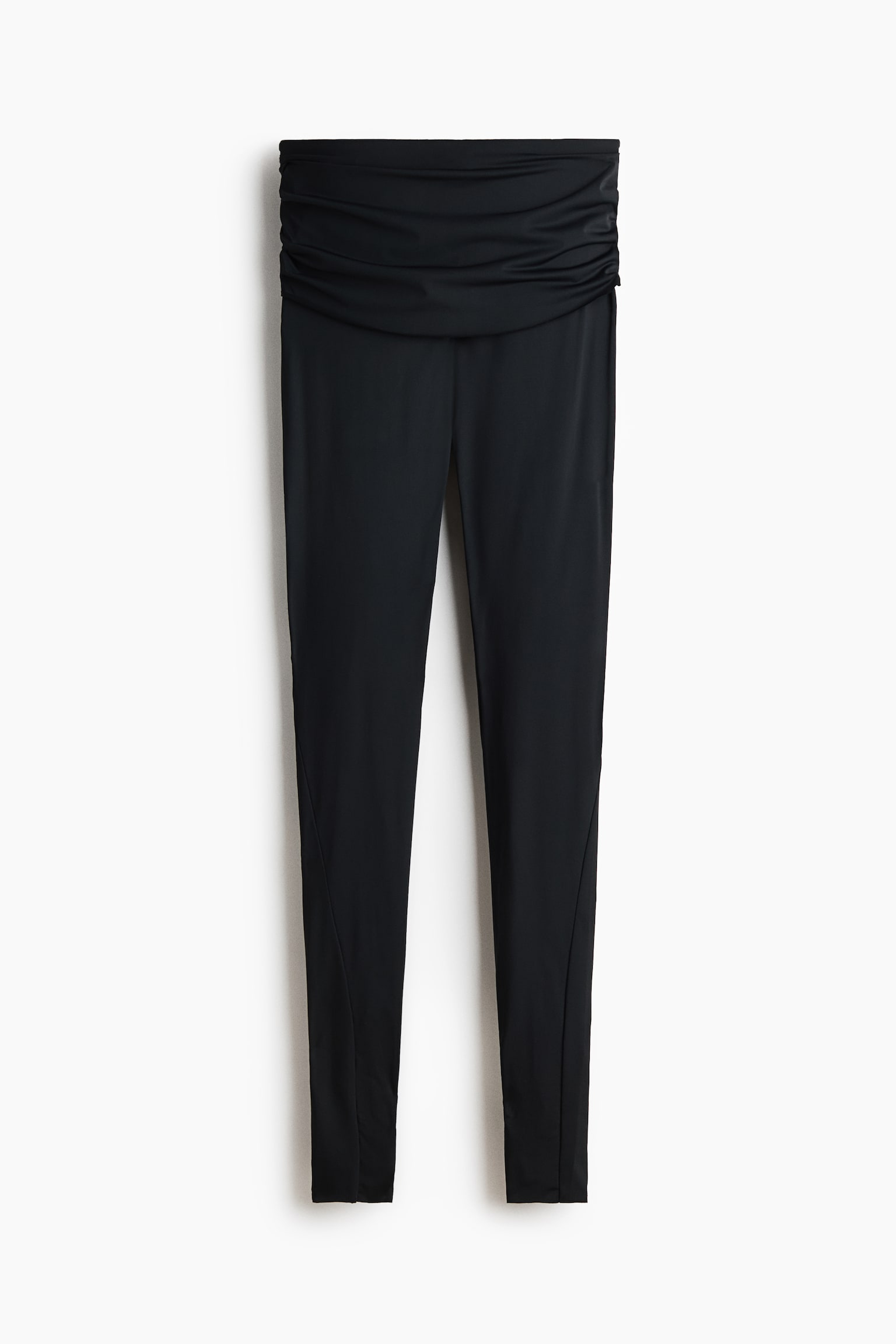 Draped-panel leggings - Black - 1