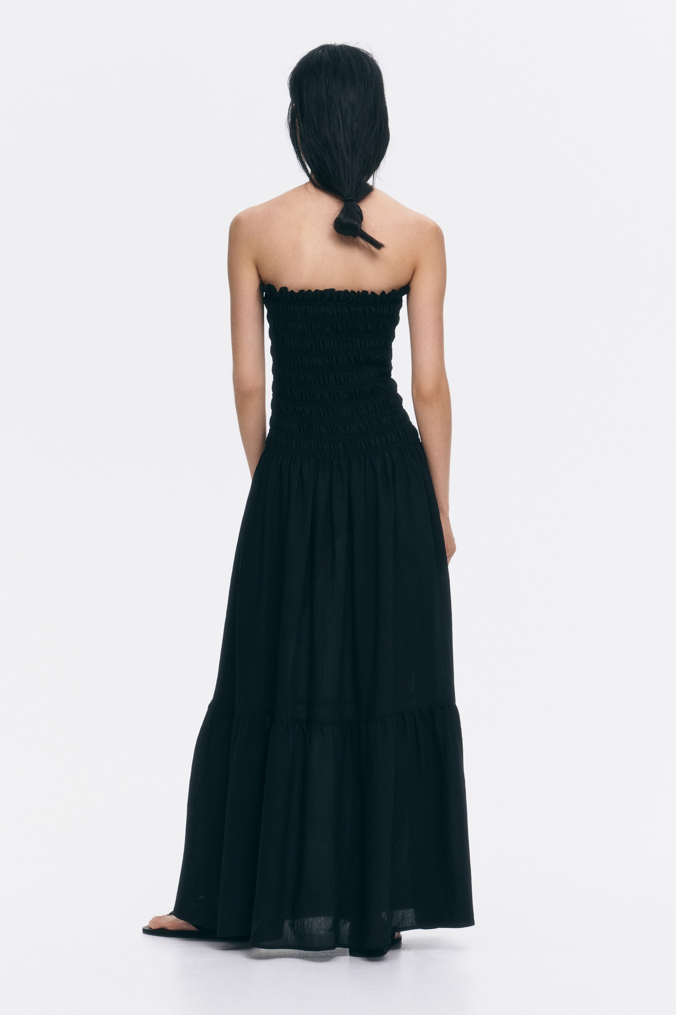 Smocked Bandeau Dress