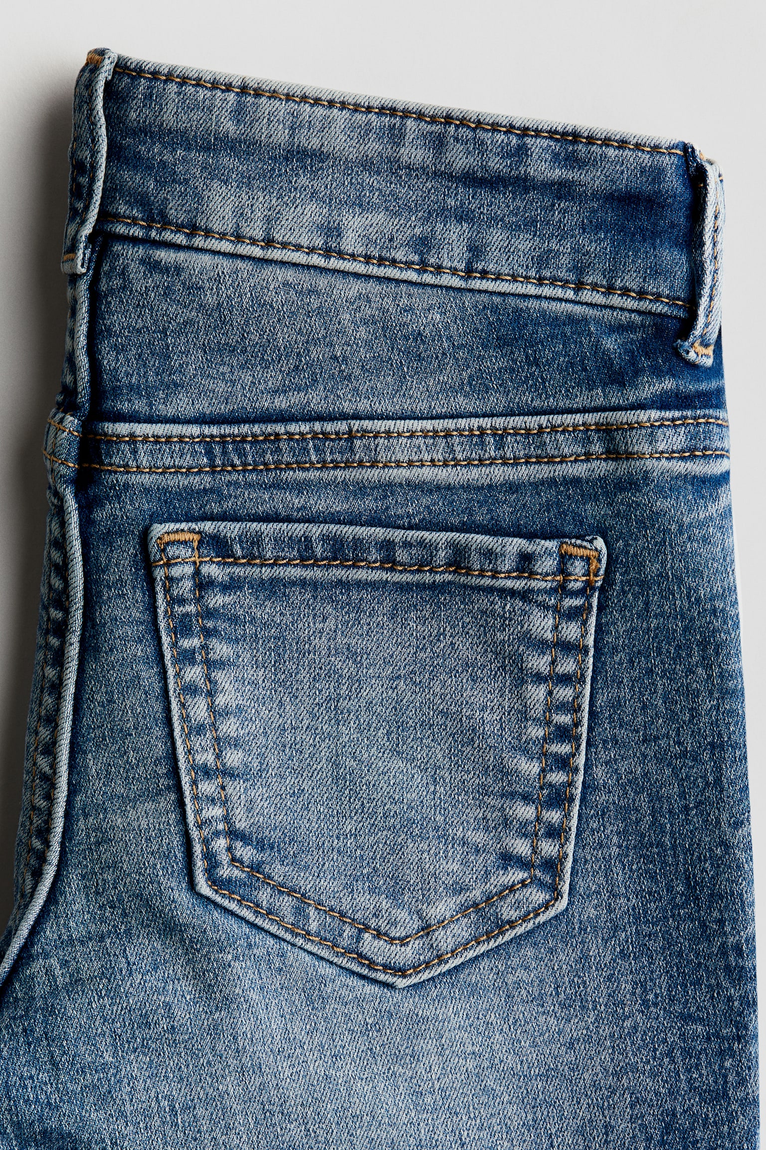 Jeans svasati con fodera in jersey - Blu denim/Rosa chiaro - 3