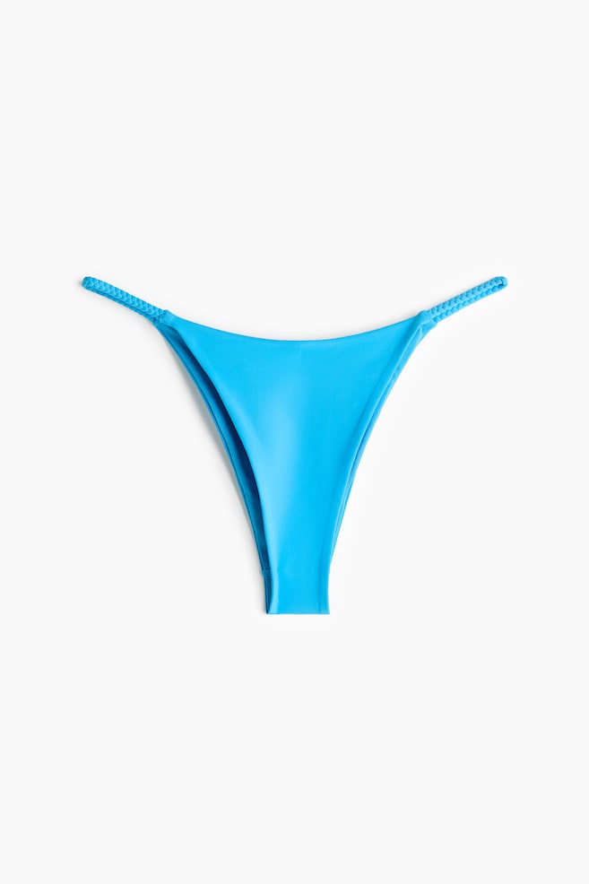 Braga de bikini Brazilian tipo tanga - Azul/Turquesa claro/Rojo - 1