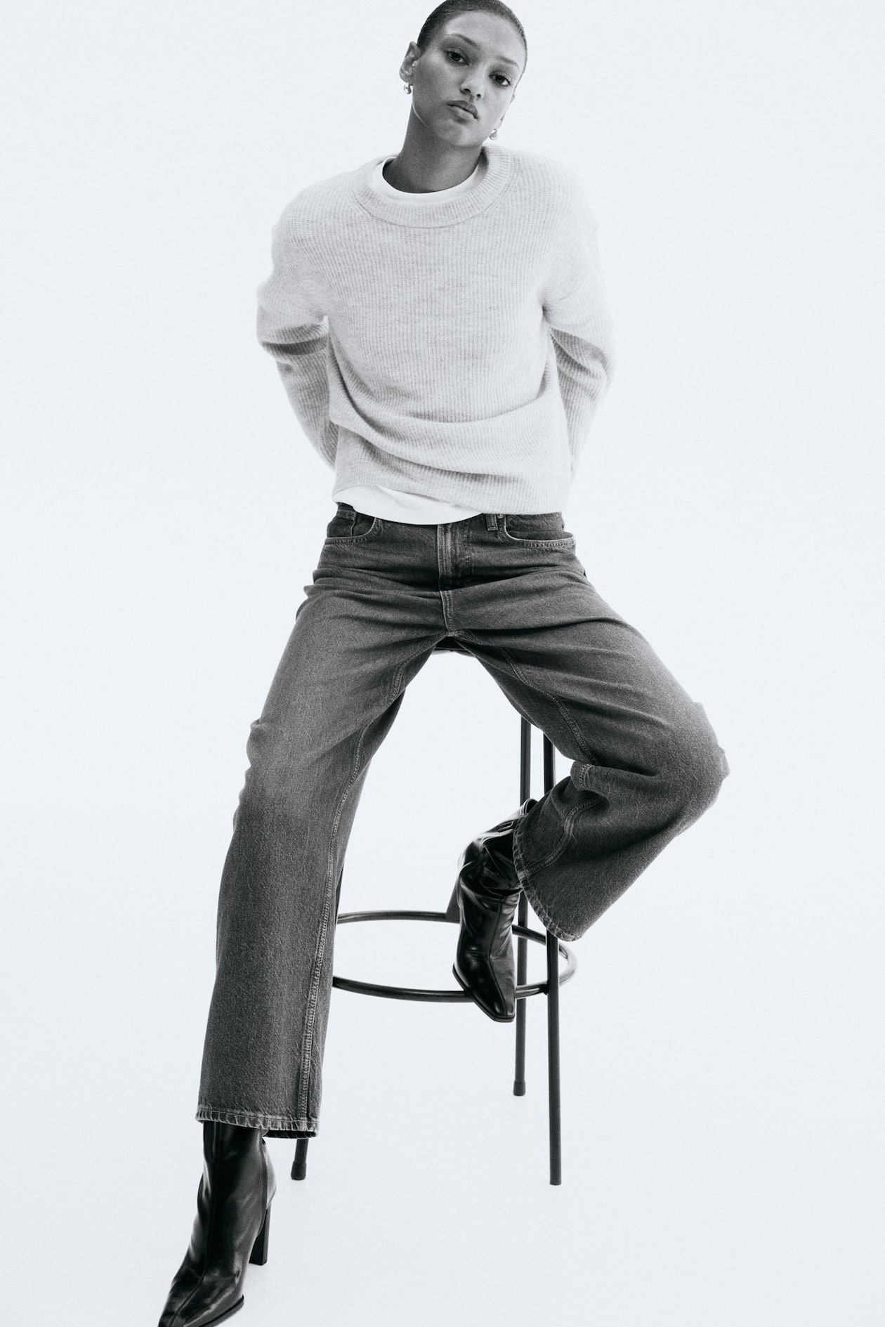 Rib-Knit Sweater - image 4