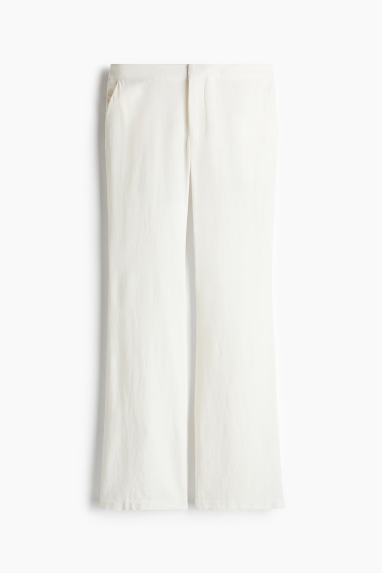 Elegantne pantalone od mešavine lana