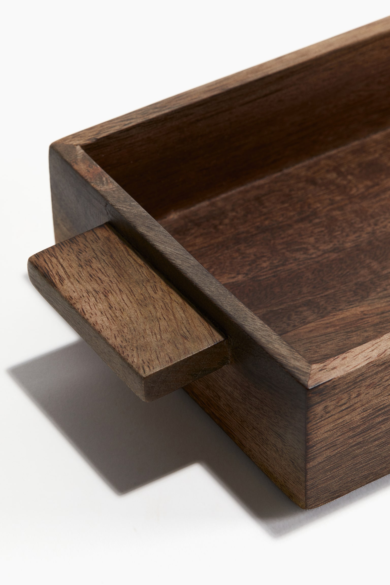 Mango wood tray - Dark brown - 3