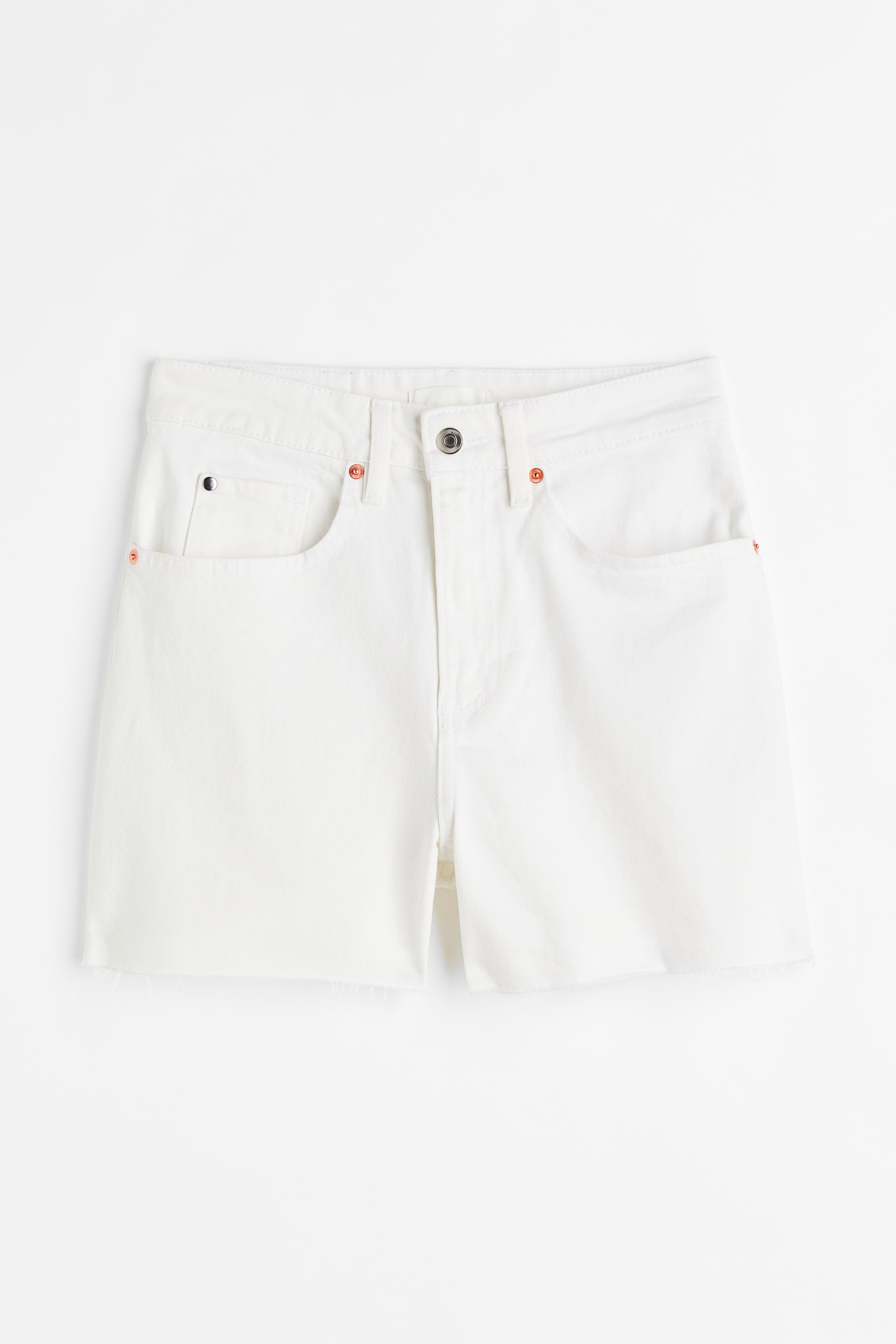 High Waist Denim Shorts High Waist Short White Ladies Handm Us 6871