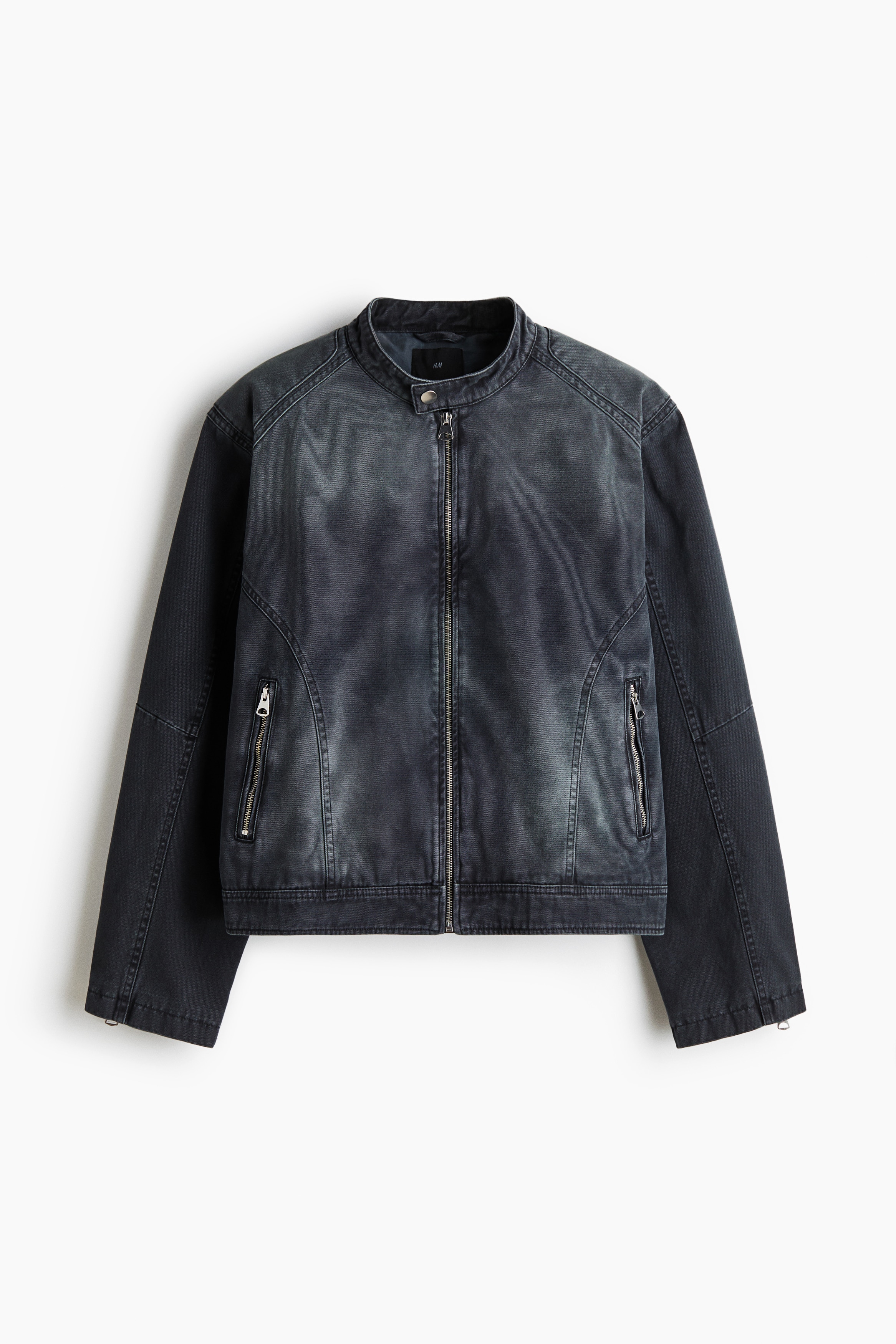 H & M - Racerjacke - Grau - Herren