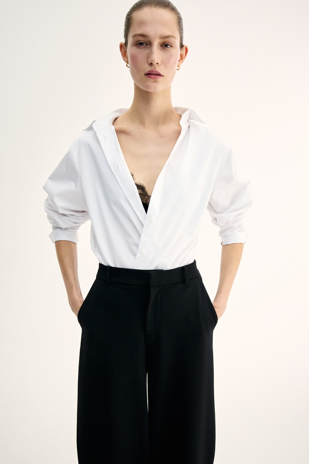 Jersey Barrel-Leg Pants - image 4