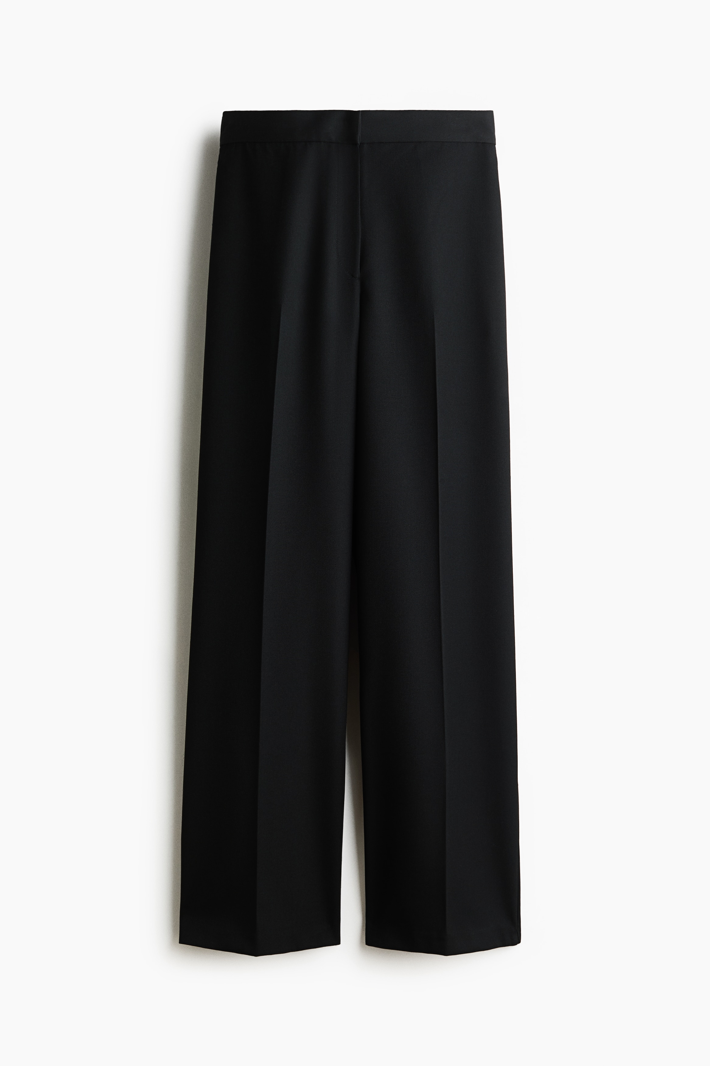 Pleated twill trousers