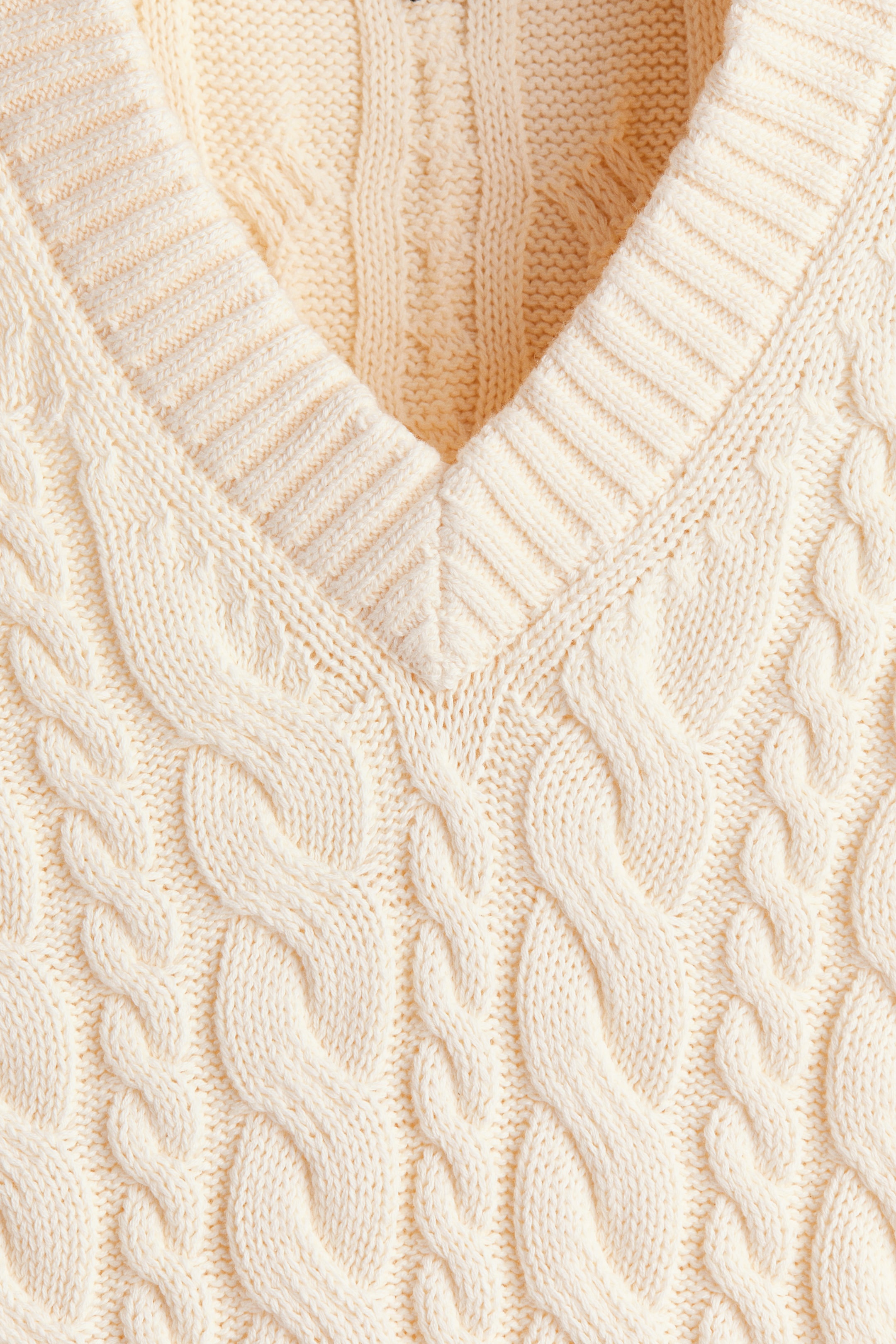 Мужские свитеры H&M Relaxed-Fit Cotton Sweater Vest — фото 4