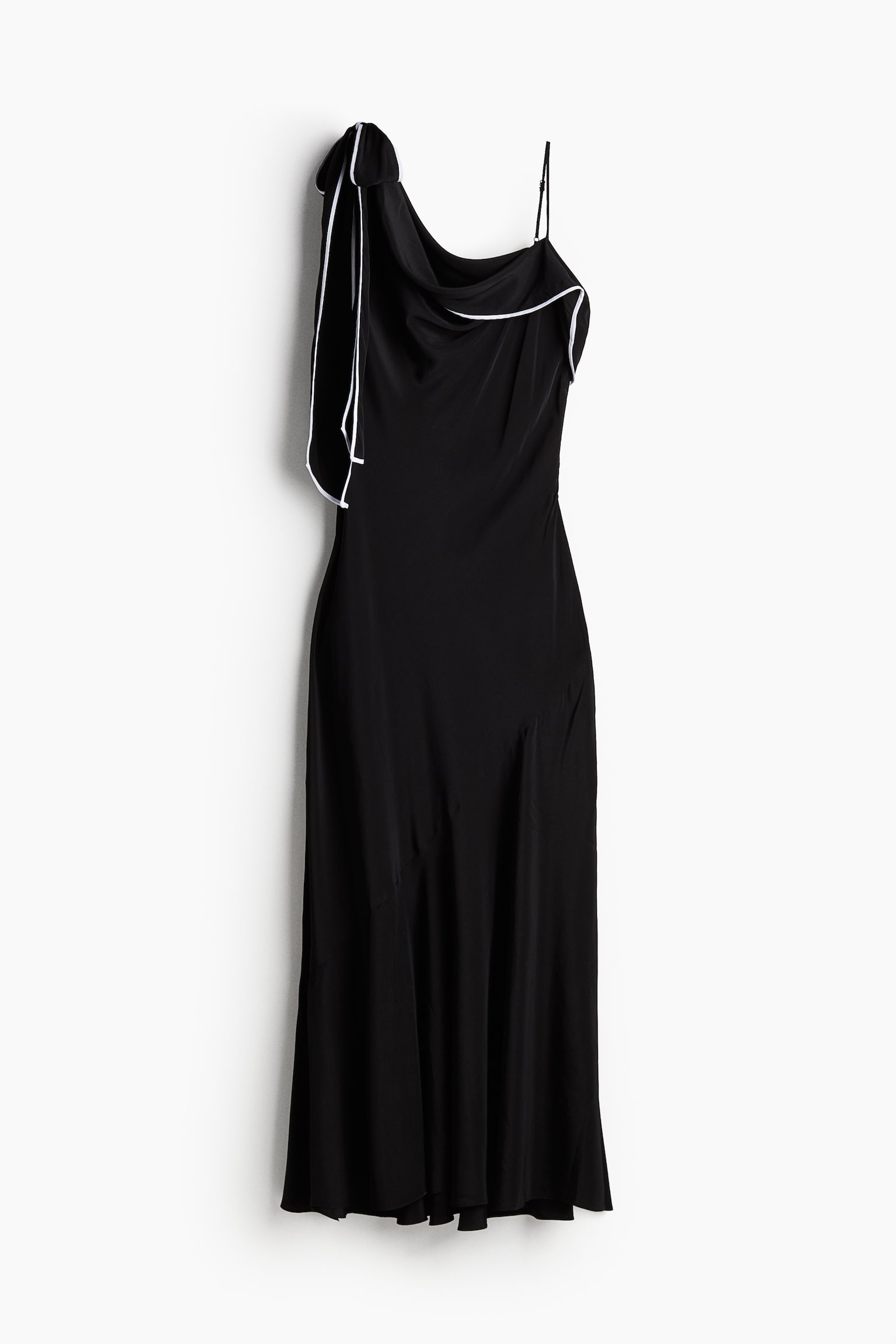 Asymmetric dress - Black - 2