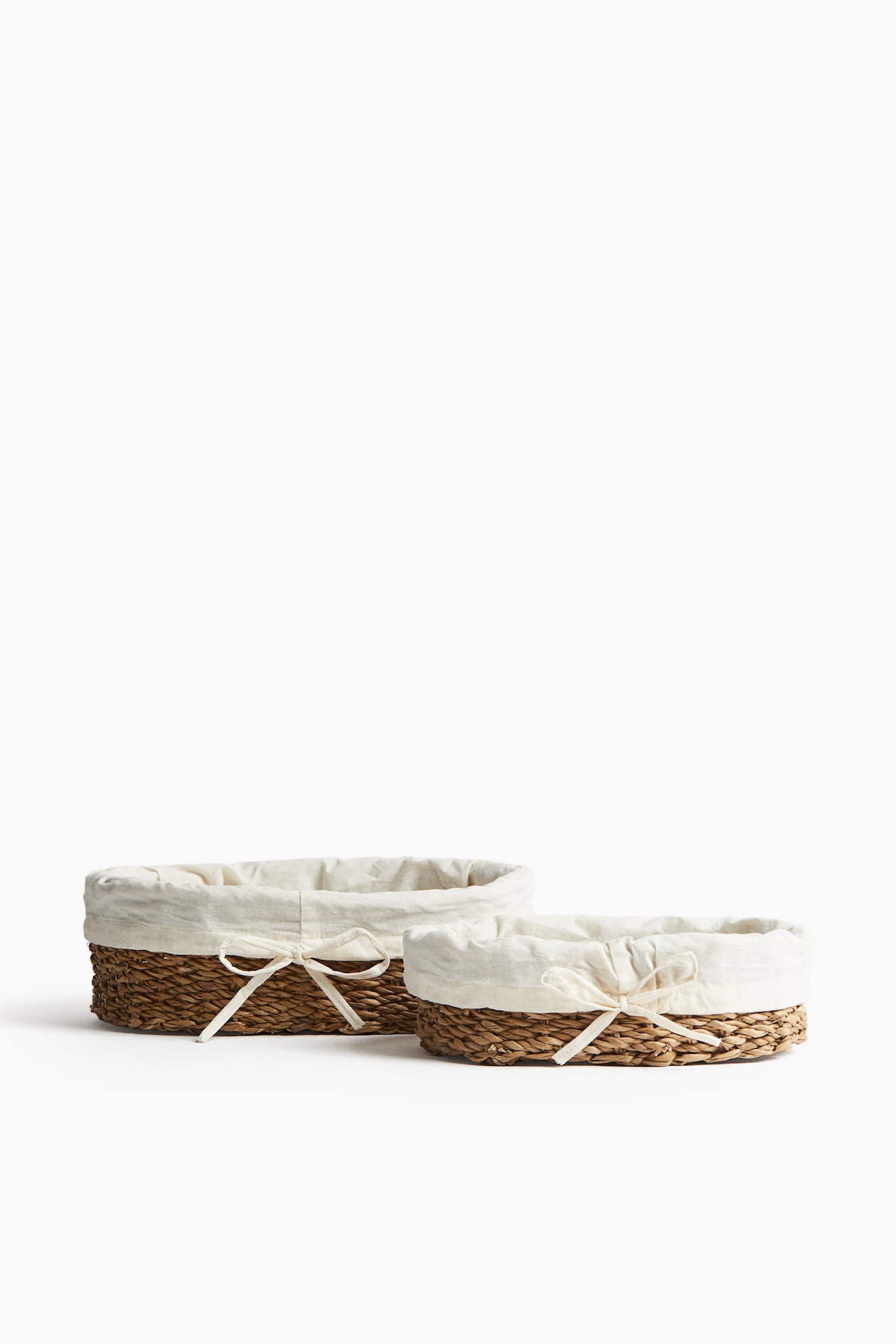 2-pack Seagrass Bread Baskets - Light beige - Home All | H&M US