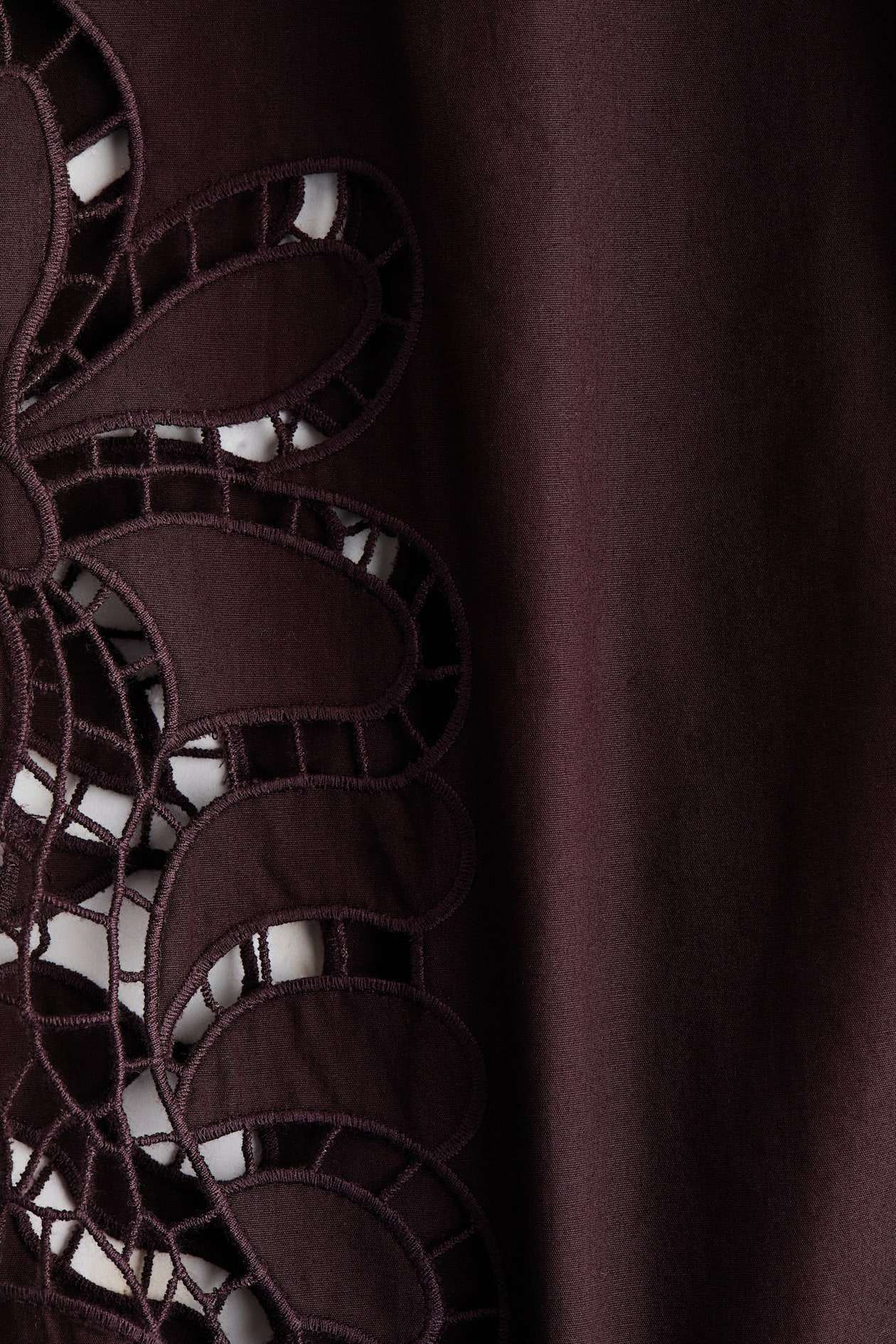 MAMA Pants with Eyelet Embroidery - image 2