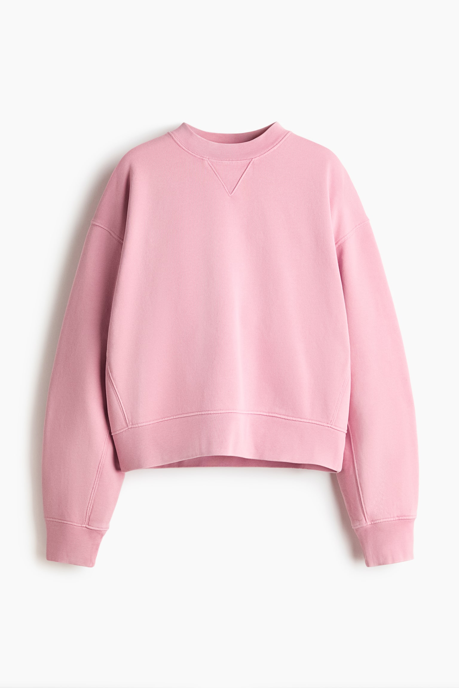 Cotton sweatshirt - Pink/Mole/Light yellow - 1