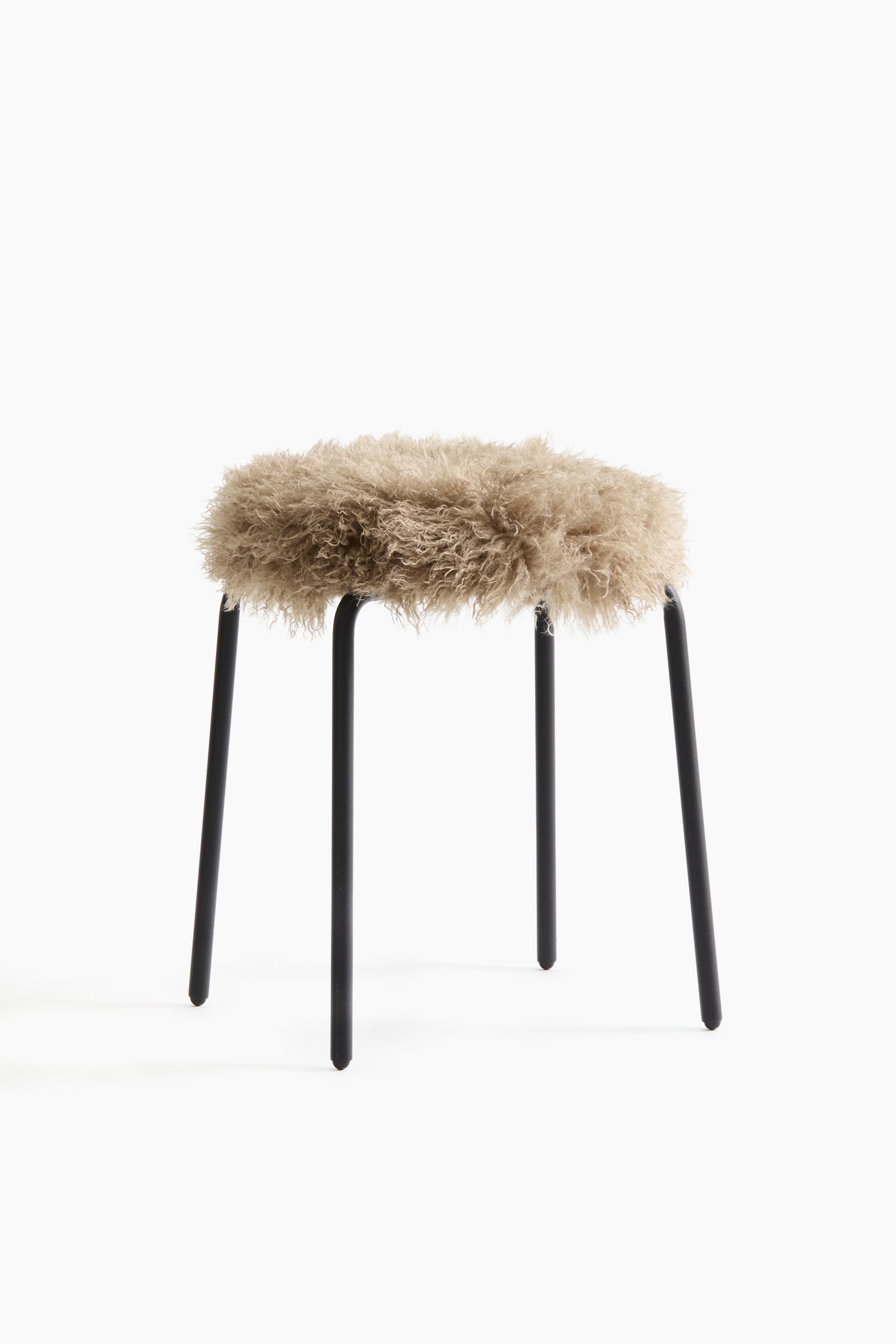 Zobrazit větší obrázek: Fluffy stool - Tmavě béžová - HOME | H&M CZ 2