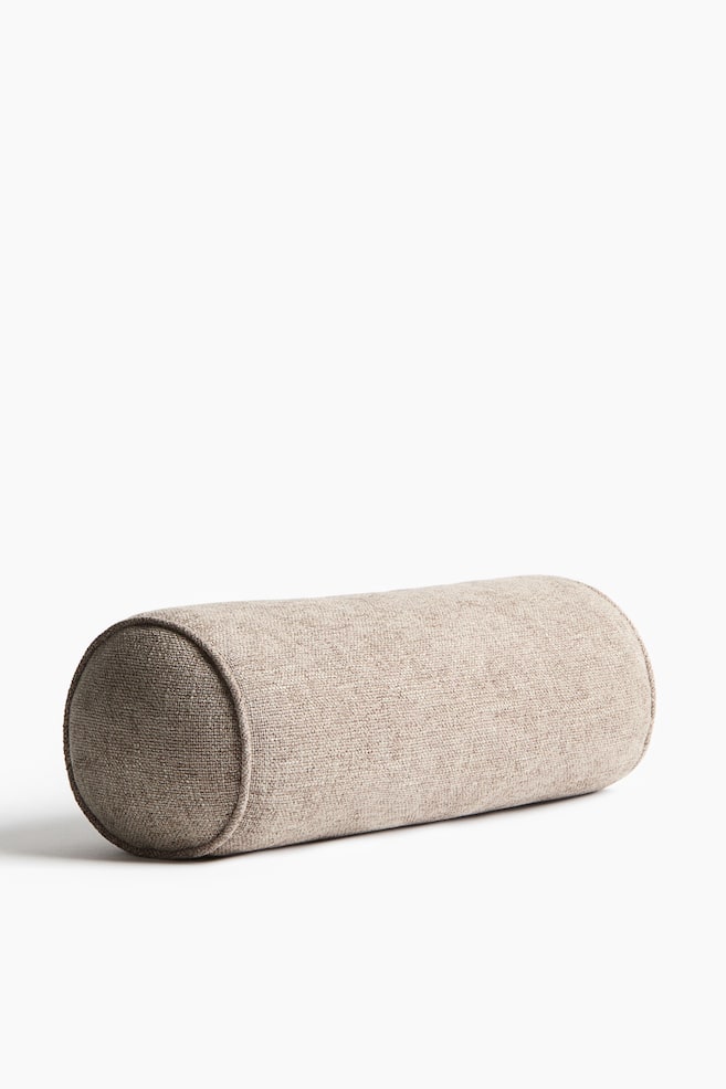 Chenille Bolster - Taupe/Cream/Light taupe - 1