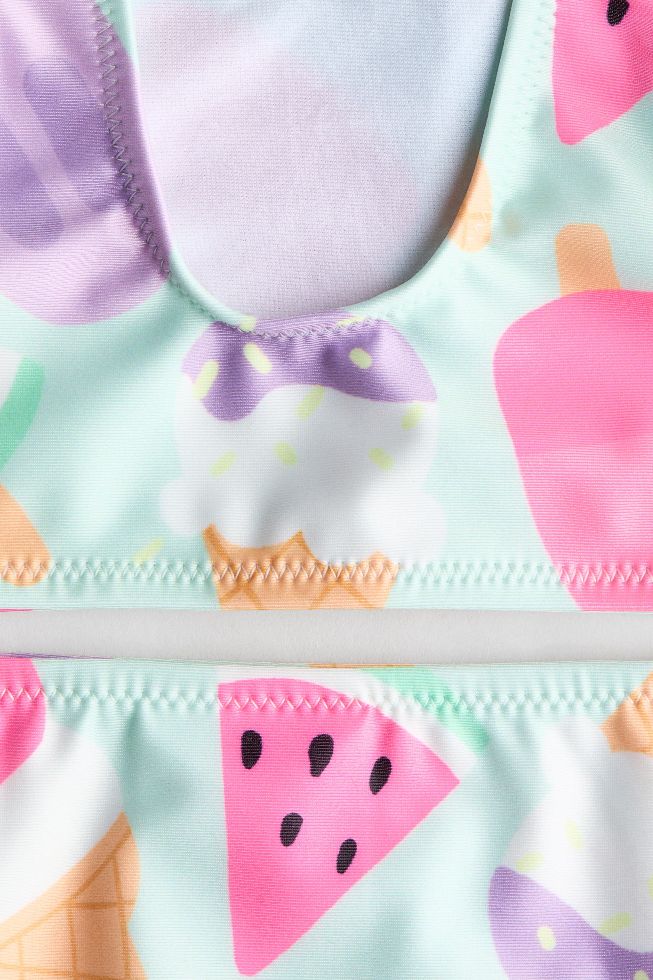 Printed Two-Piece Swimsuit