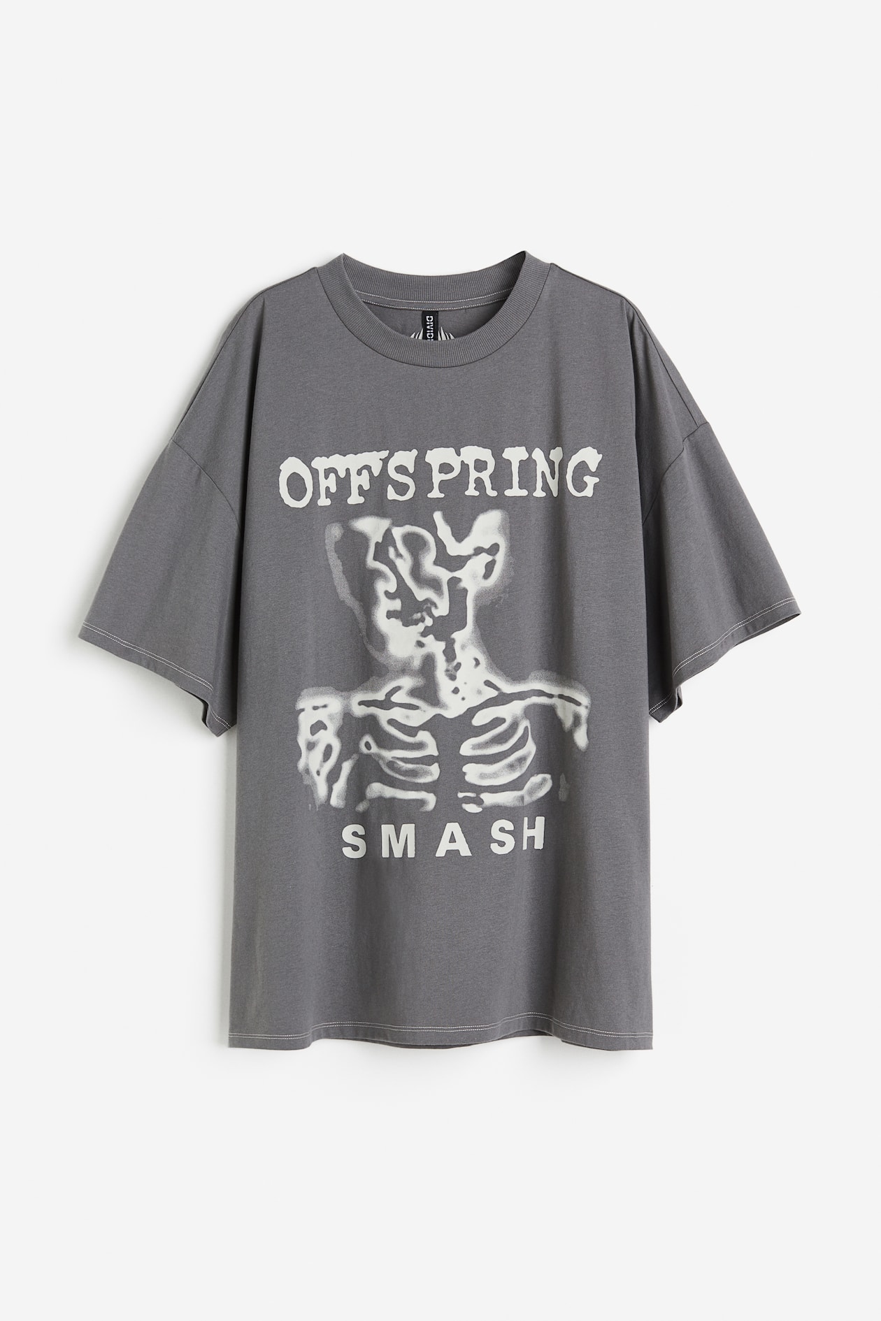 Oversized Printed T-shirt - Gray/The Offspring - Ladies | H&M US
