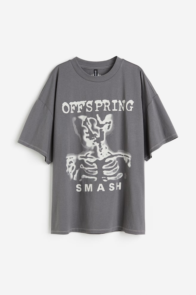 T-shirt oversize imprimé - Gris/The Offspring/Crème/Formula 1/Gris clair/Fender/Blanc/Mary J Blige/dc/dc/dc/dc/dc/dc/dc/dc - 2