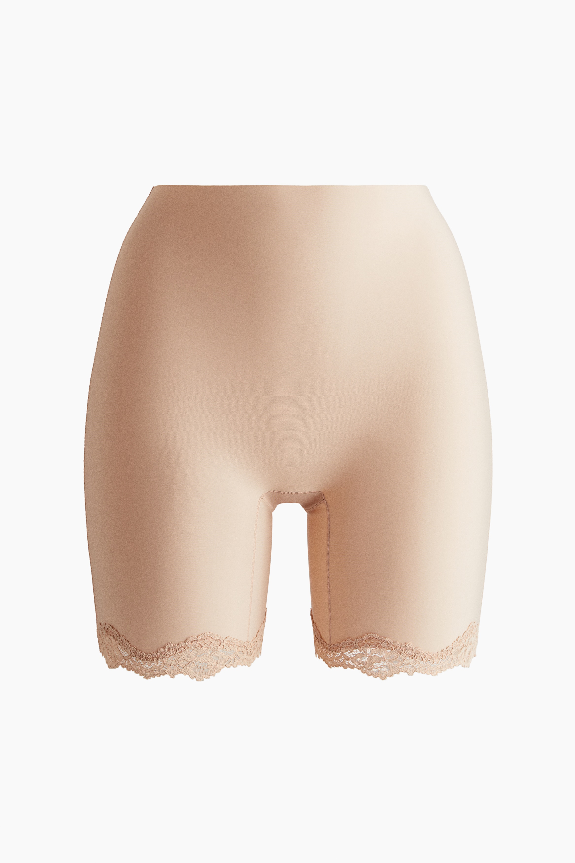 Microfibre Bikers - Beige/Black