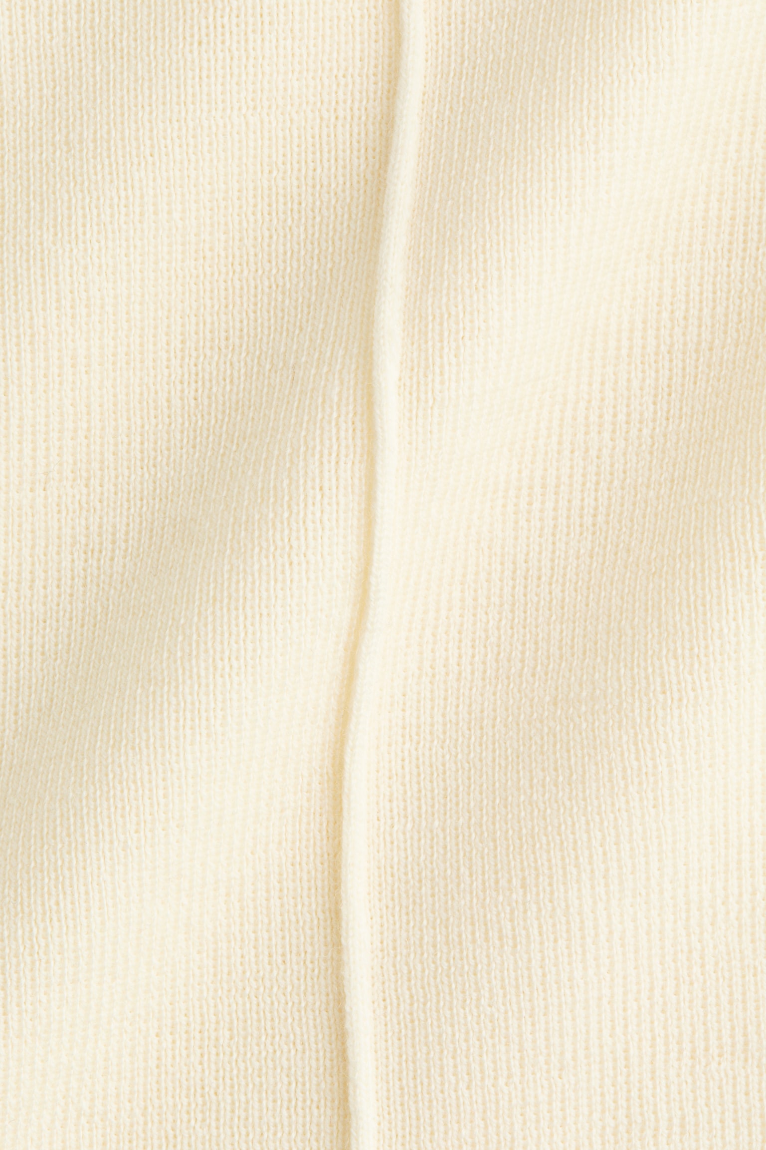 Женский топ H&M Knit Merino Wool, цвет: Кремовый — фото 6
