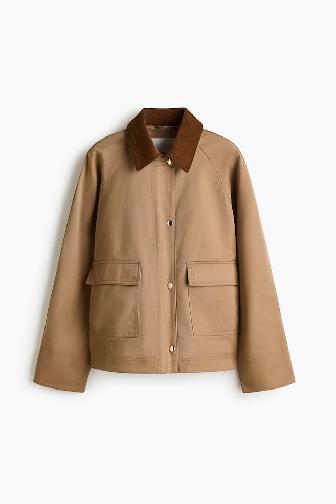 MAMA Before & After Babywearing twill jacket - Beige - 1