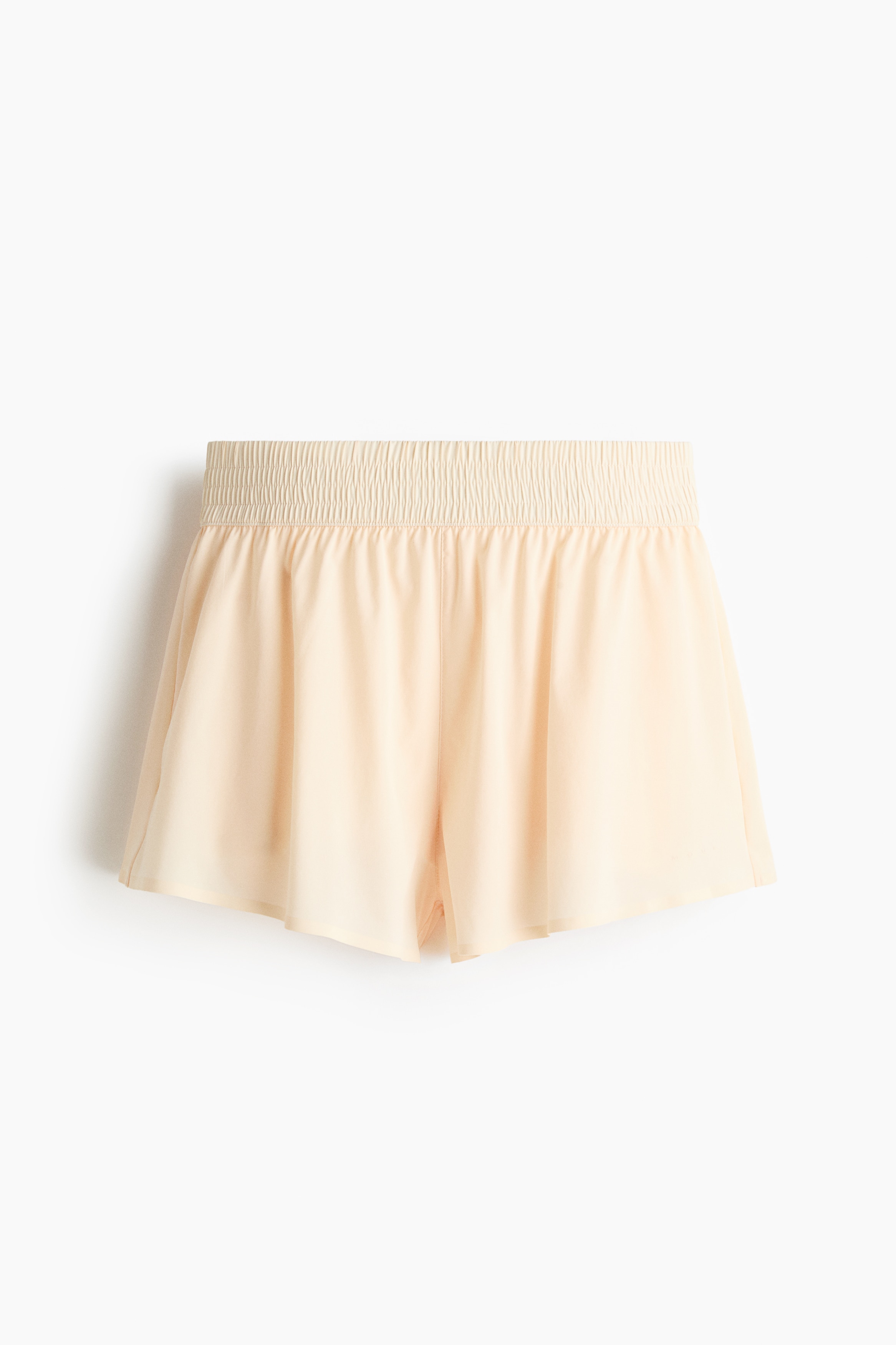 Double-Layered Sports Shorts - Butter yellow/Amazonite blue/Dark clay gray/Black/Blush